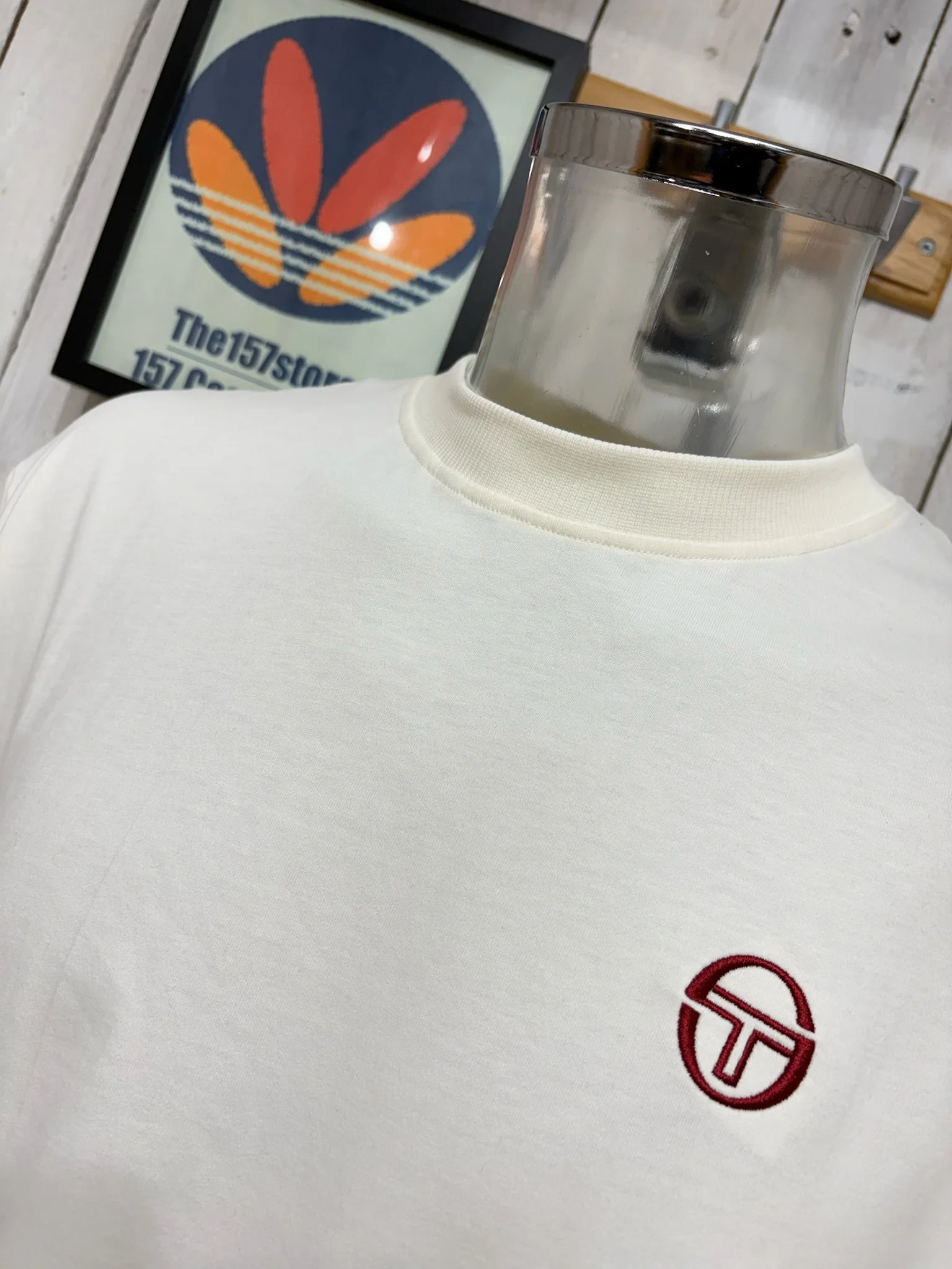 Sergio Tacchini Trento Tee - Gardenia (Three Lions) - Image 3