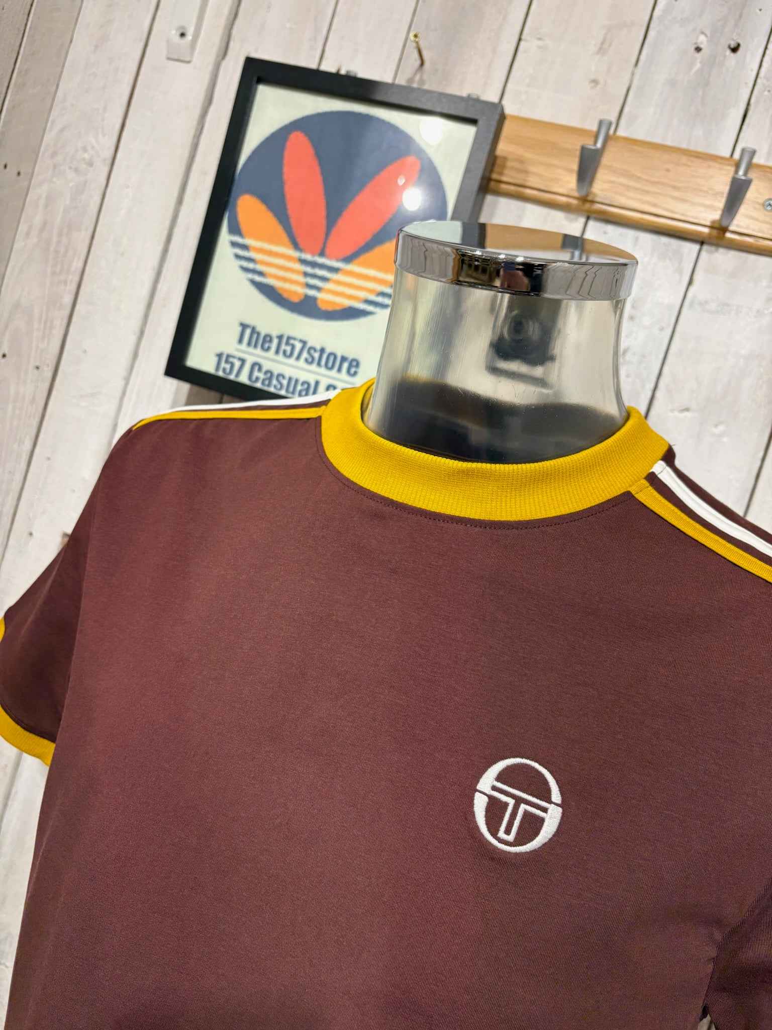 Sergio Tacchini Triste Tee - NEW 2026 - Bitter Chocolate - Image 3
