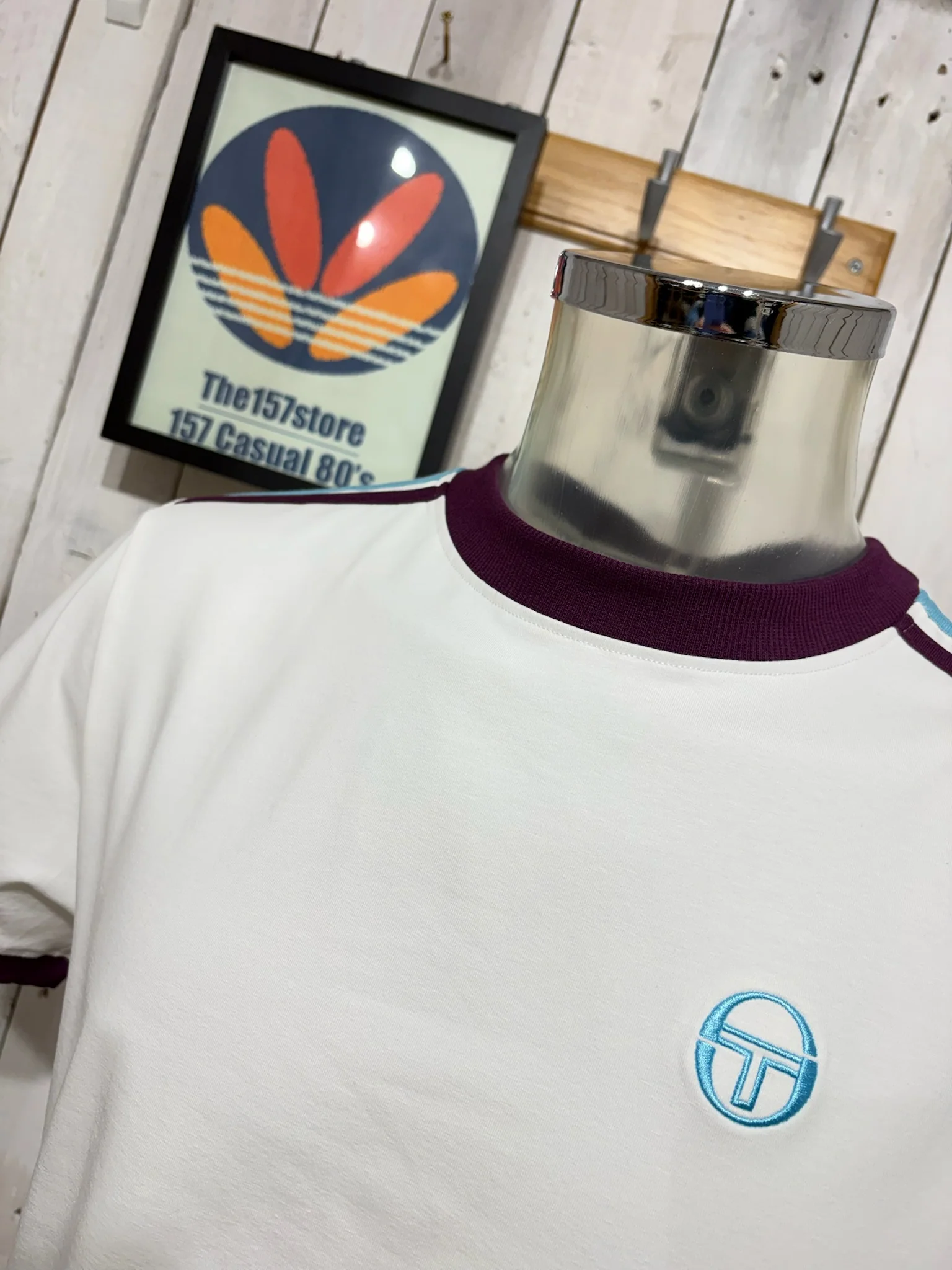 Sergio Tacchini Triste Tee - Gardenia / Winter Bloom - Image 3