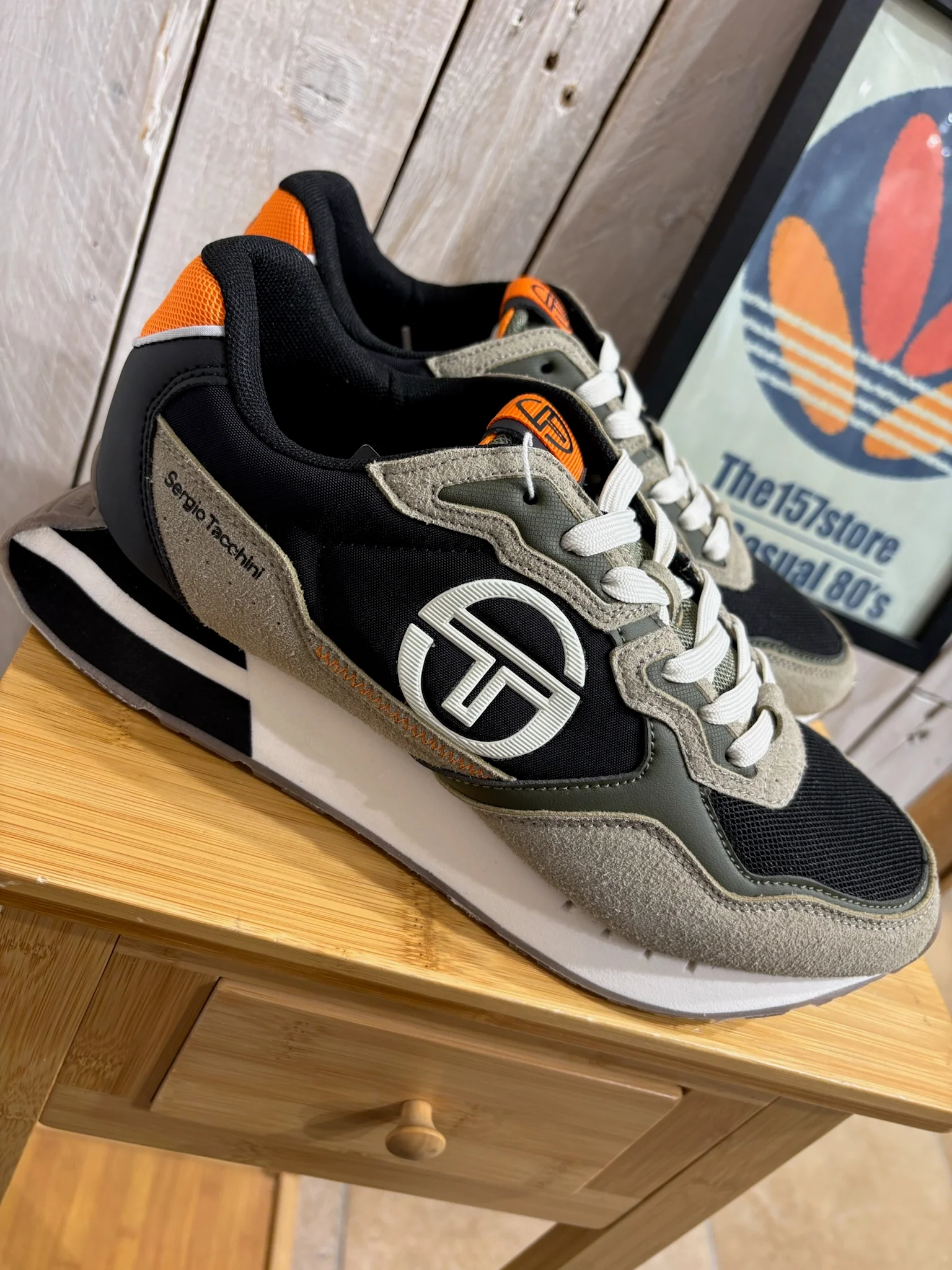 Sergio Udine Trainers - Black / Khaki 4935 - LIMITED EDITION - Image 2