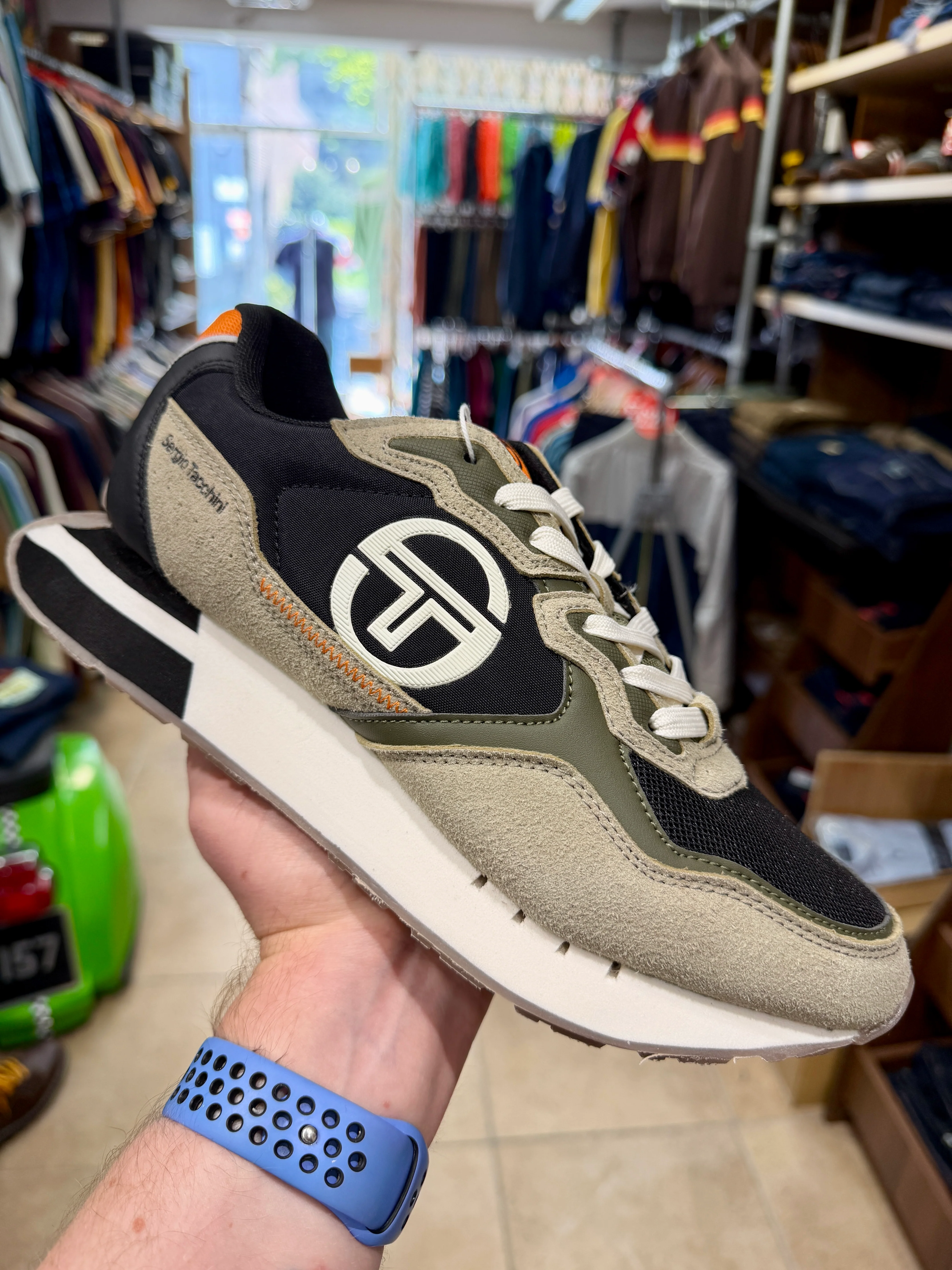 Sergio Udine Trainers - Black / Khaki 4935 - LIMITED EDITION - Image 3