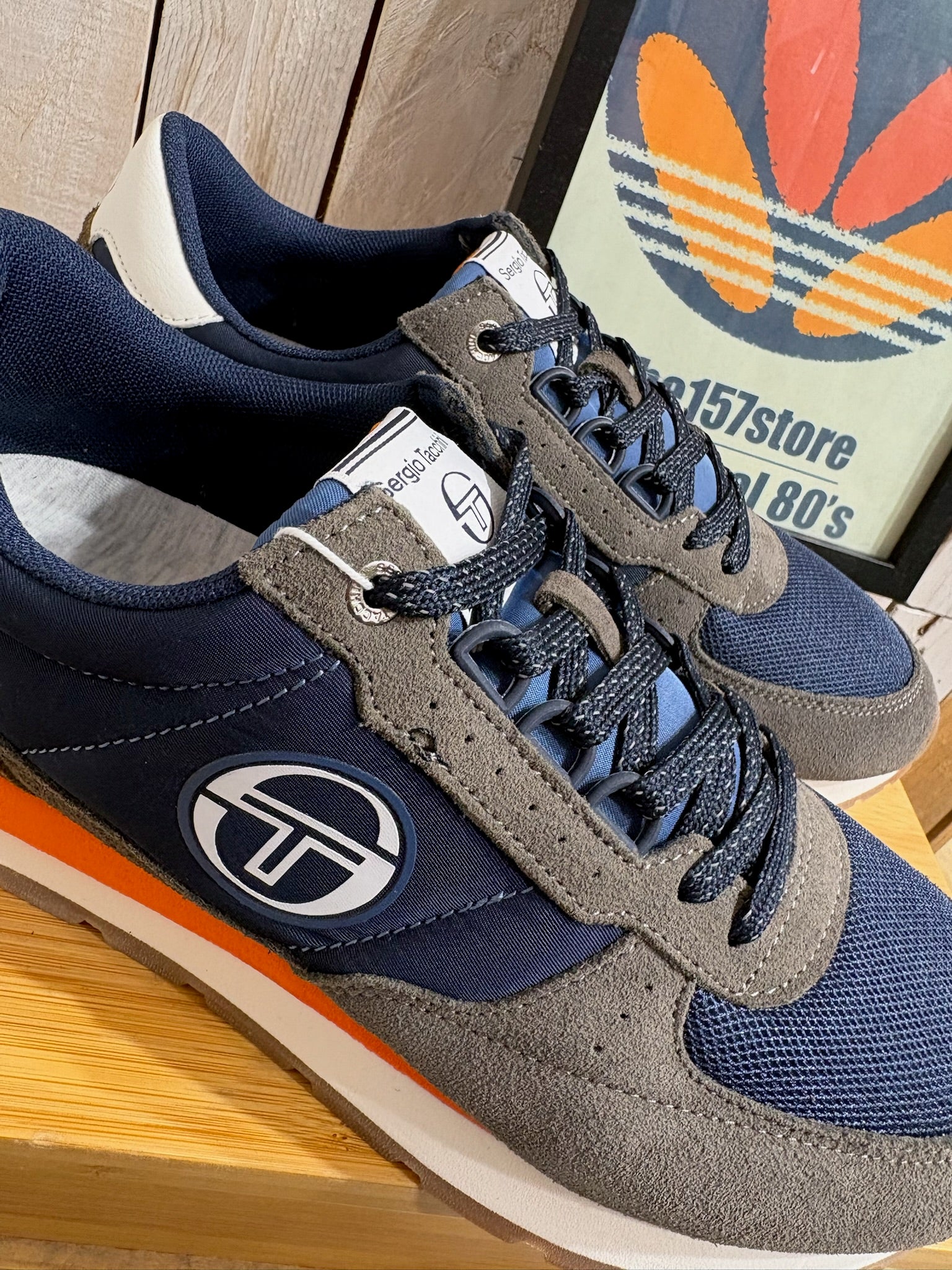 Sergio Tacchini Venezia Trainers - Navy Grey 0194 “Tanta Passione” - Image 4