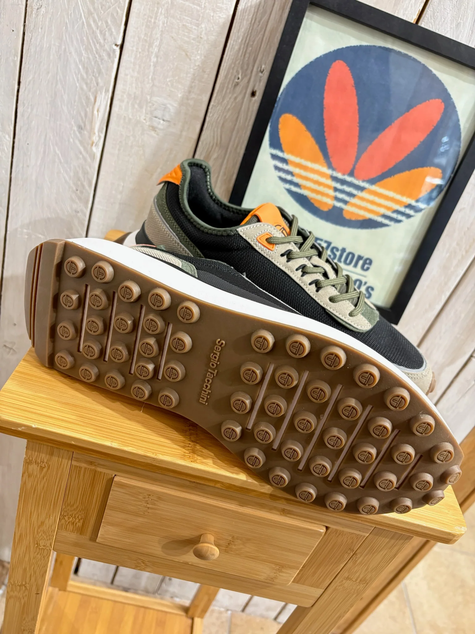 Sergio Verona Trainers - Black / Khaki 4935 - LIMITED EDITION - Image 6