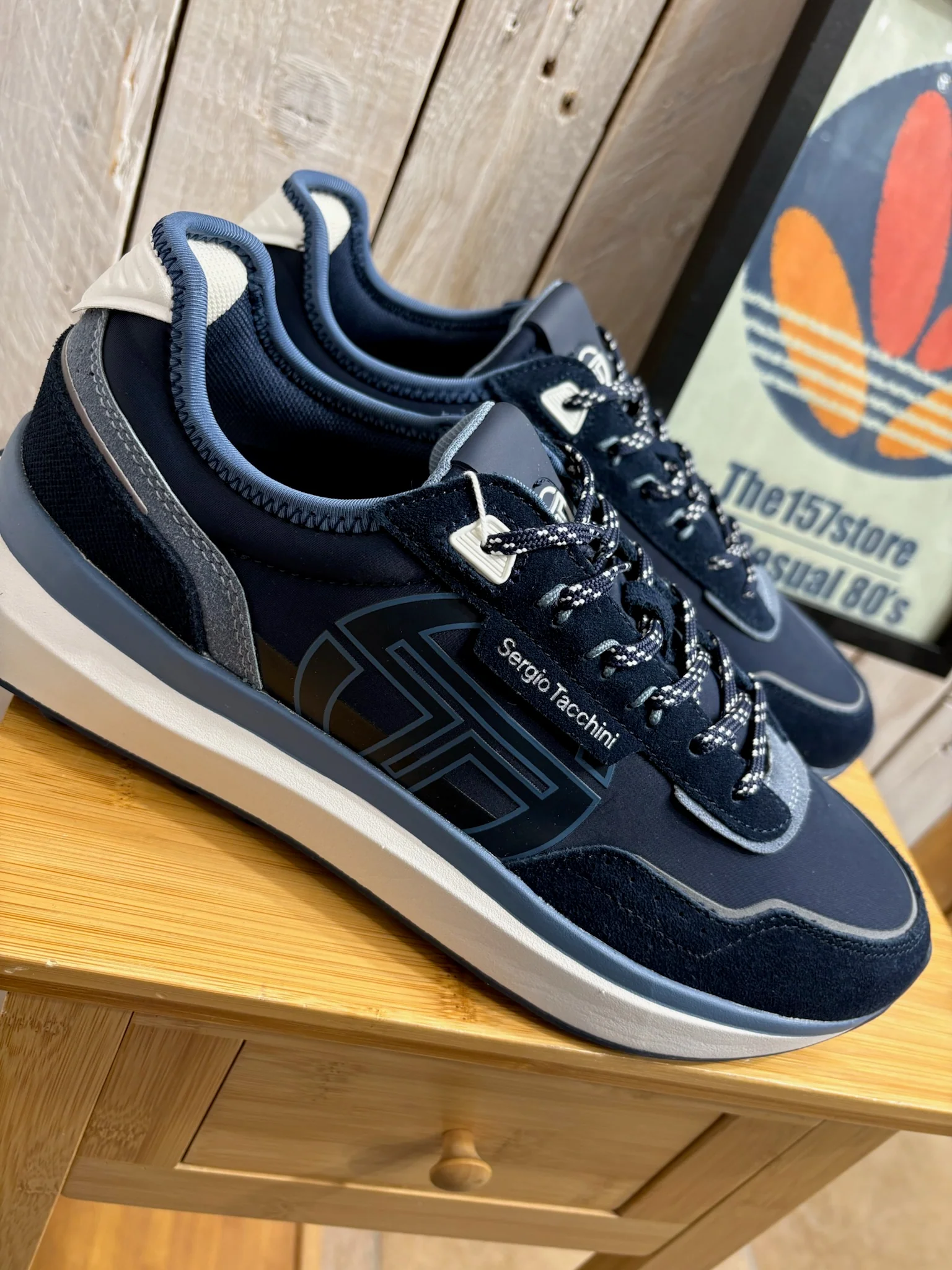 Sergio Tacchini Verona Trainers - Navy Spring Lake White 4776 - Image 4