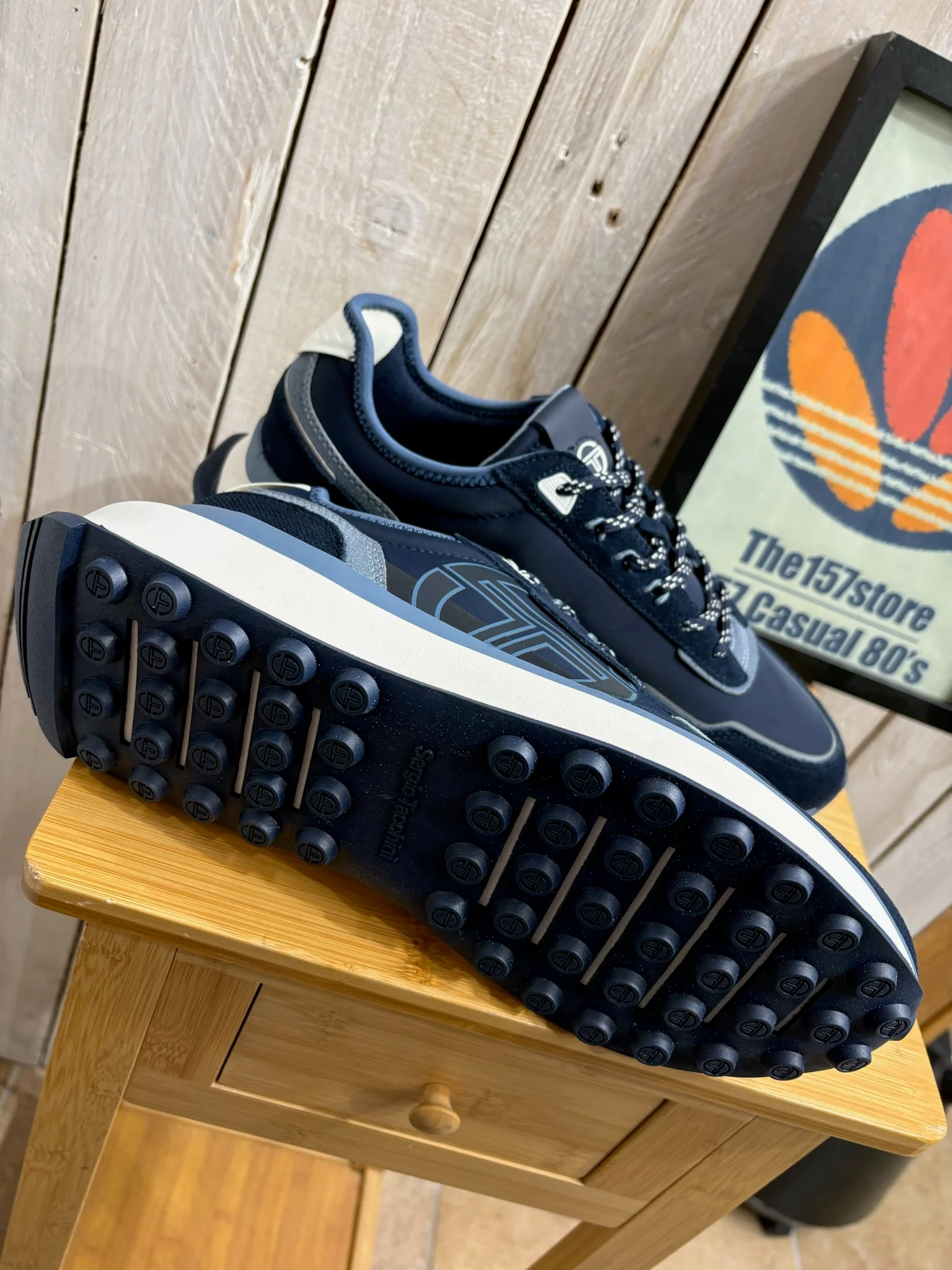 Sergio Tacchini Verona Trainers - Navy Spring Lake White 4776 - Image 5