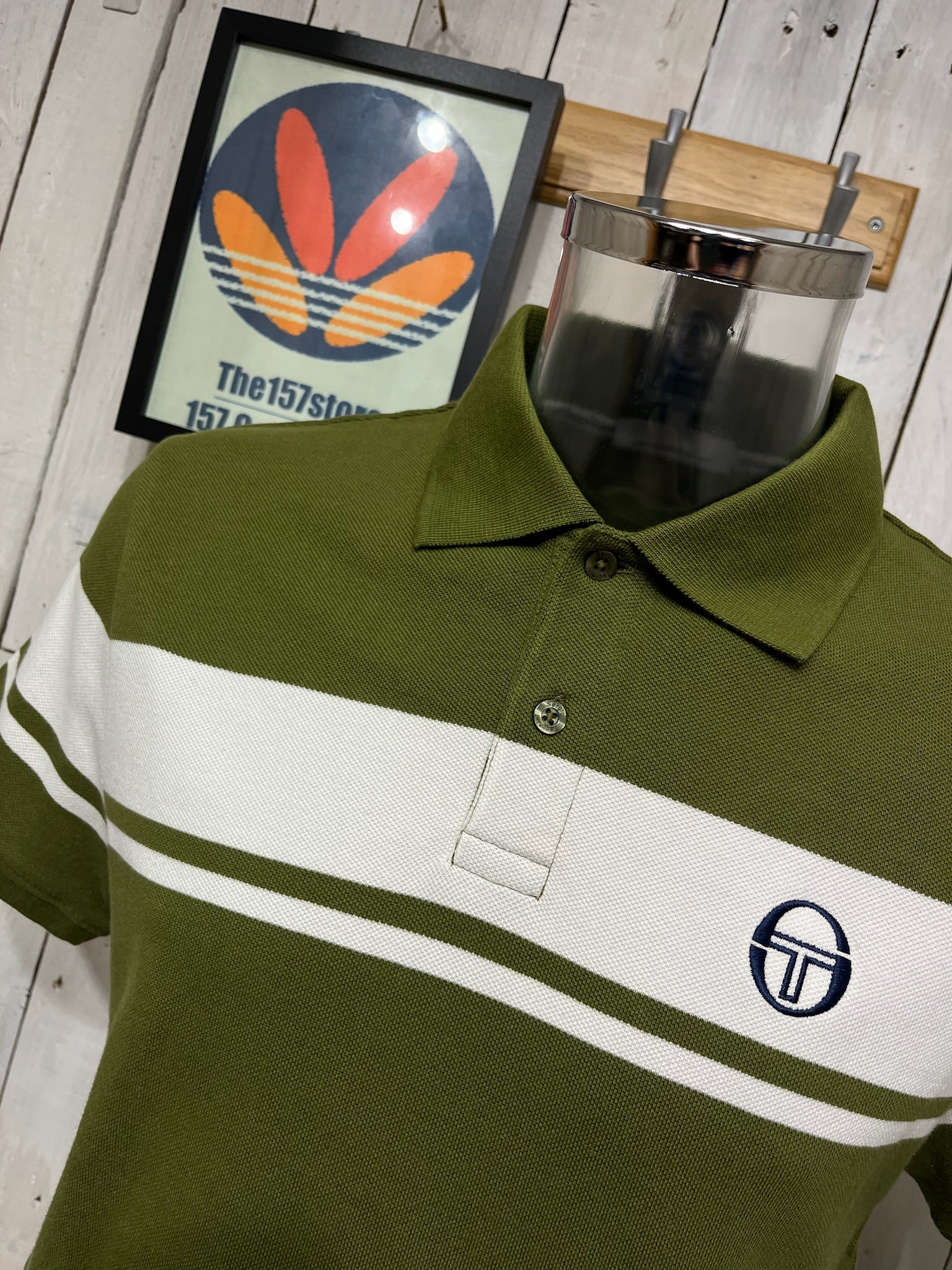 Sergio Tacchini Youngline Polo - Moss - Image 2