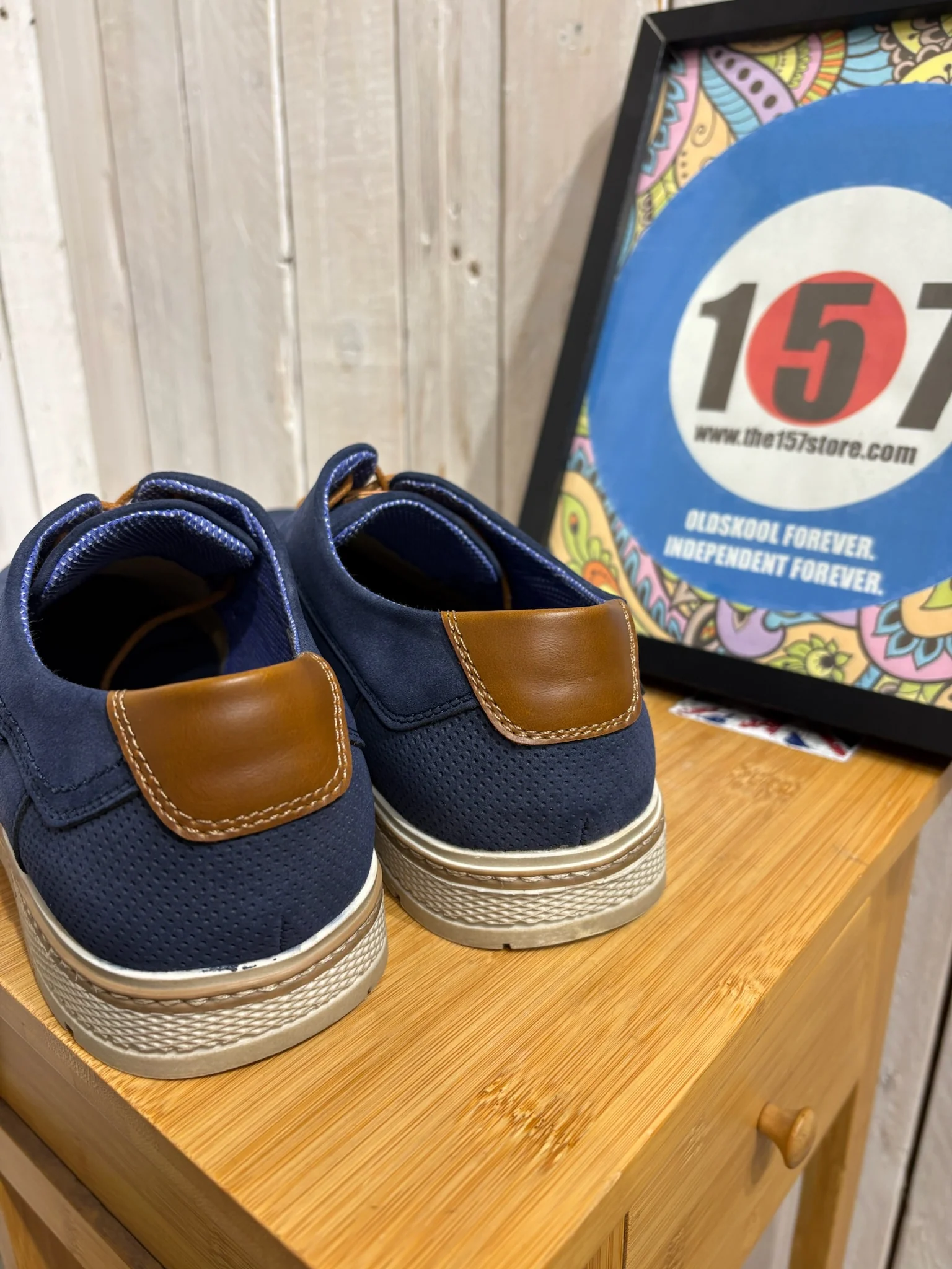 Southwell POD Style Shoes - Navy - Image 3