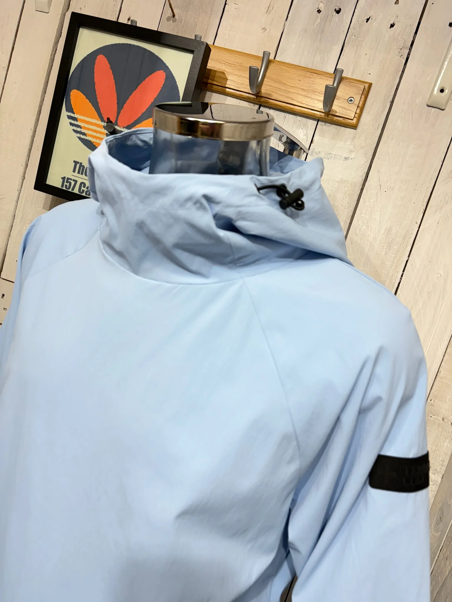 Terrace Cult Maine Track Smock - Sky Blue - Image 5