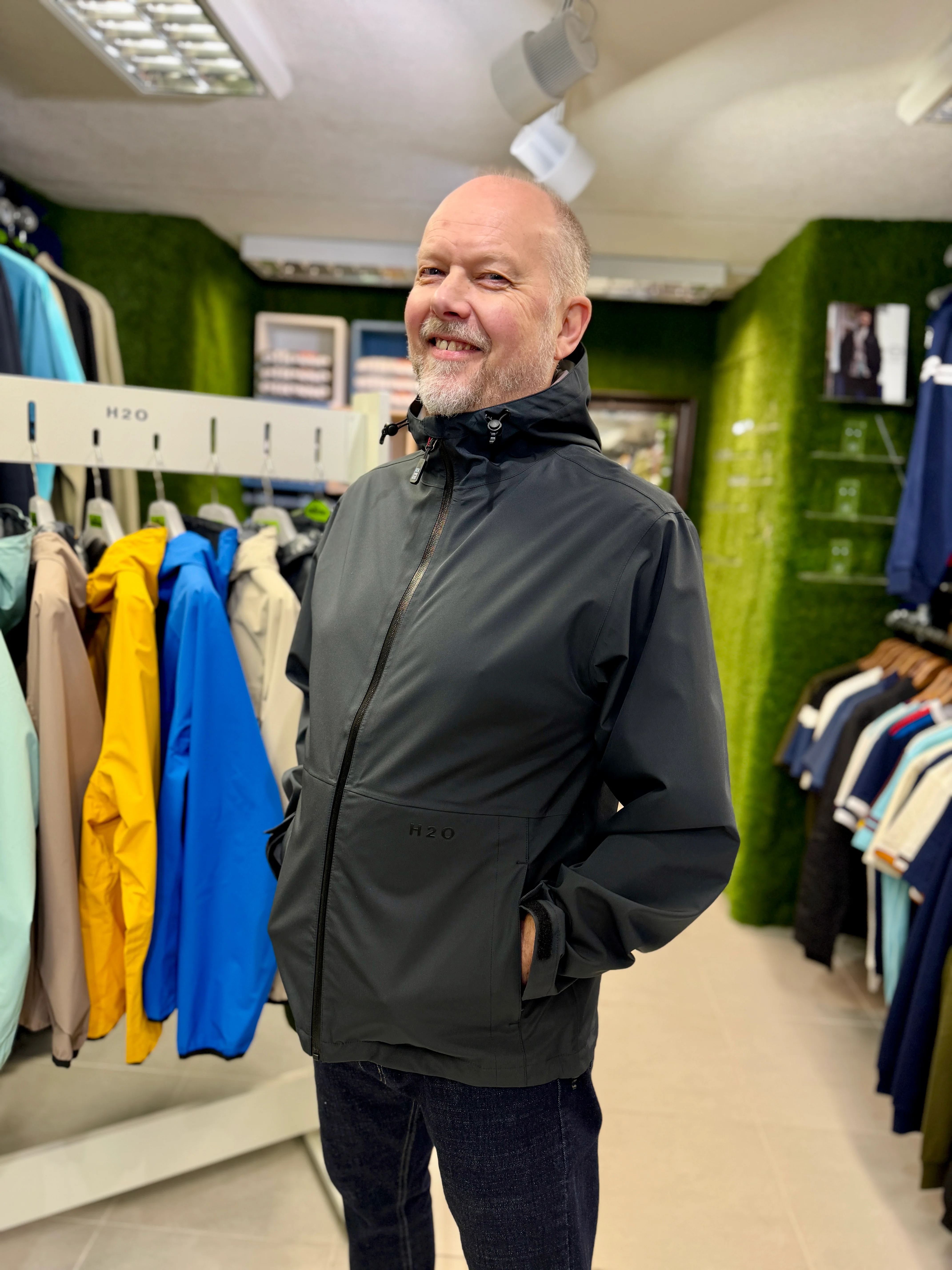 The Bornholm Jacket by H2O Denmark - Navy (3x Waterproof, 6x Breathable)