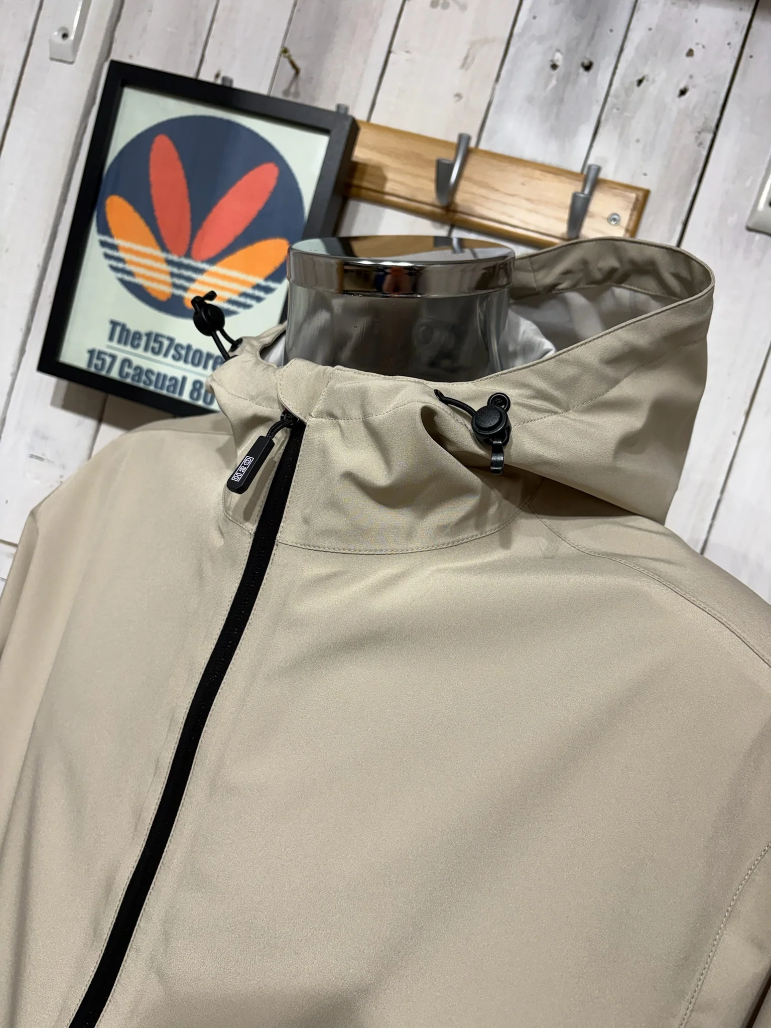 The Bornholm Jacket by H2O Denmark - Warm Grey (3x Waterproof, 6x Breathable) - Image 6