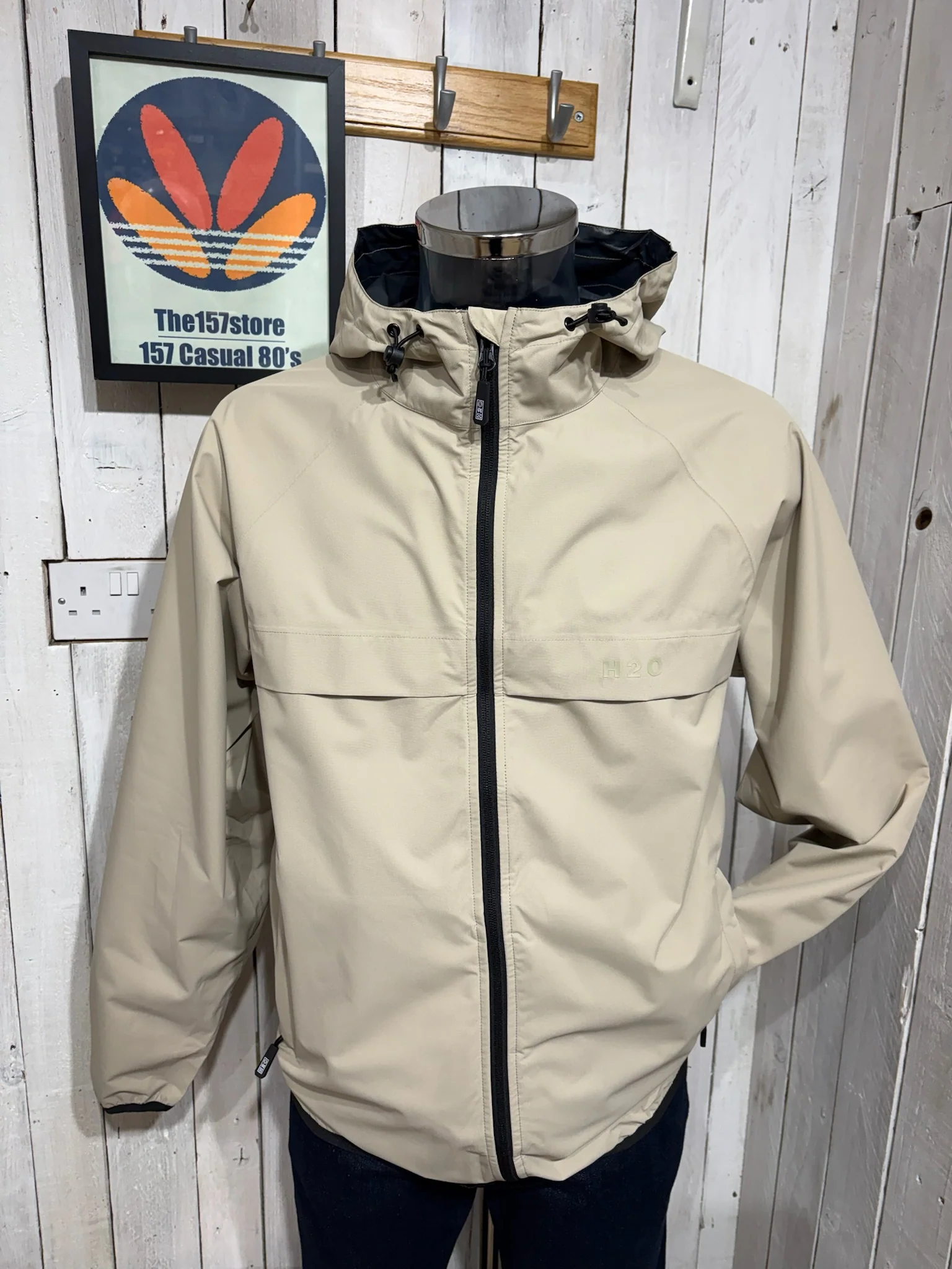 The Rømø Jacket by H2O Denmark - Warm Grey