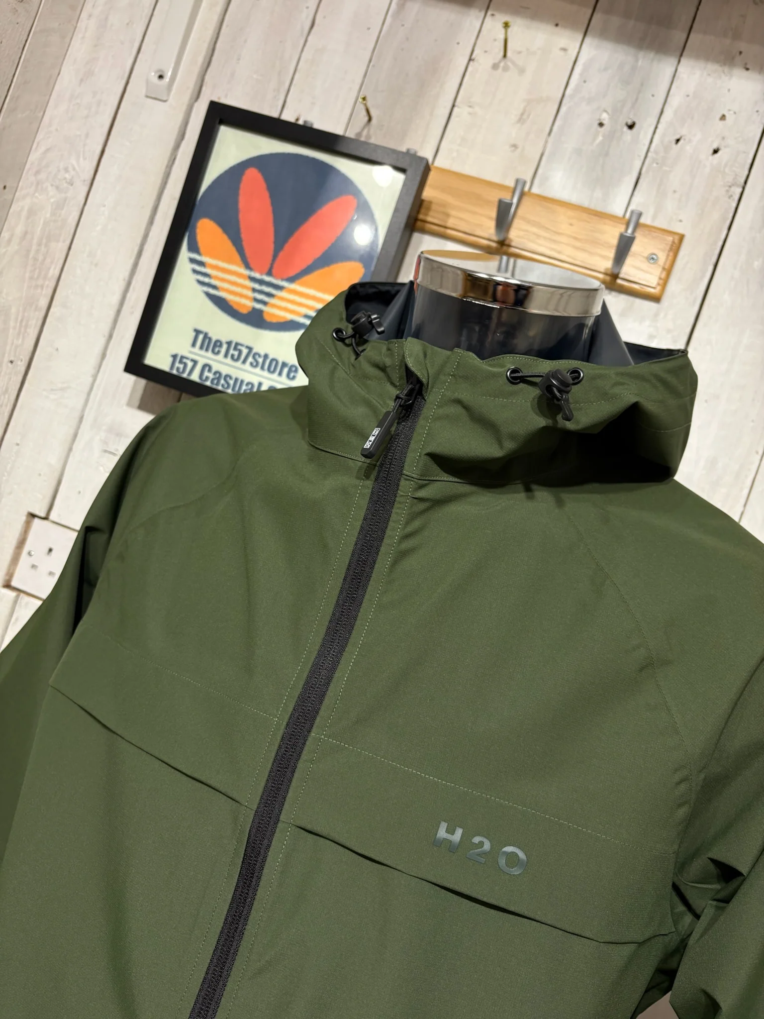 The Rømø Jacket by H2O Denmark - Army - Image 5