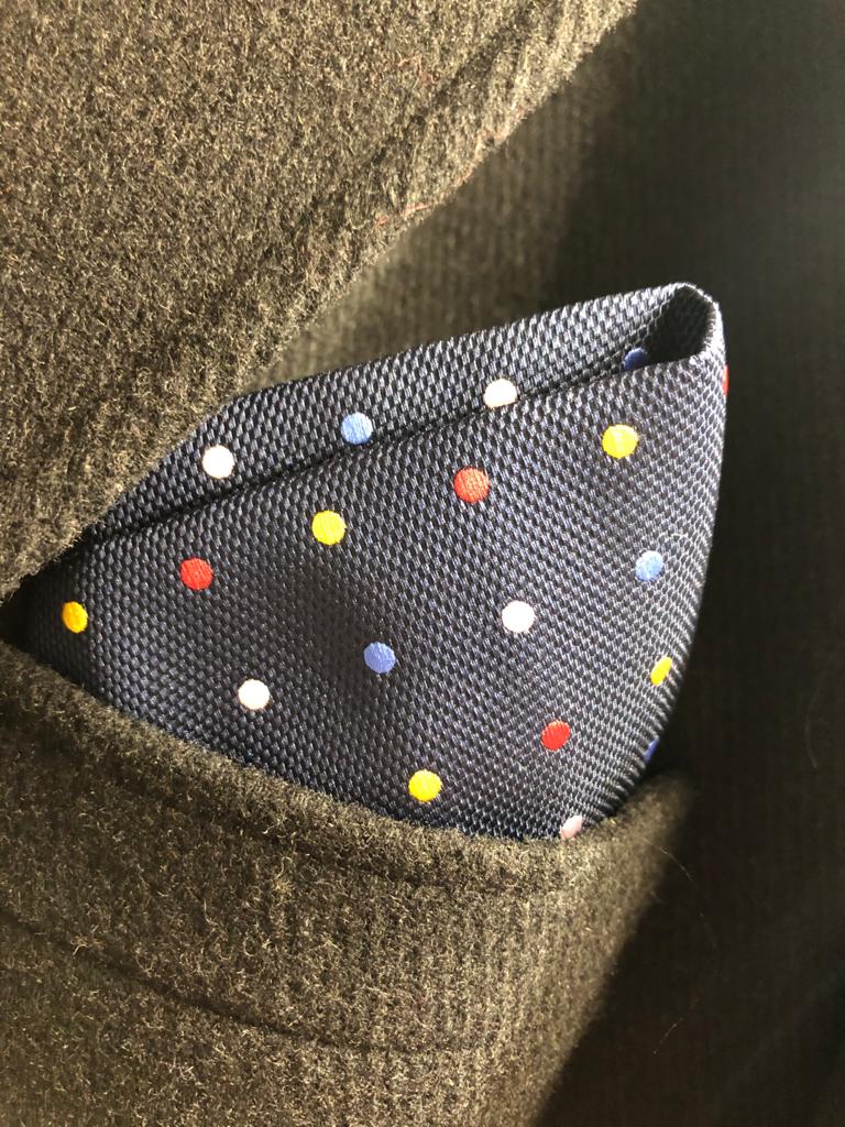 The157store Pocket Square - Multi Polka - Image 3