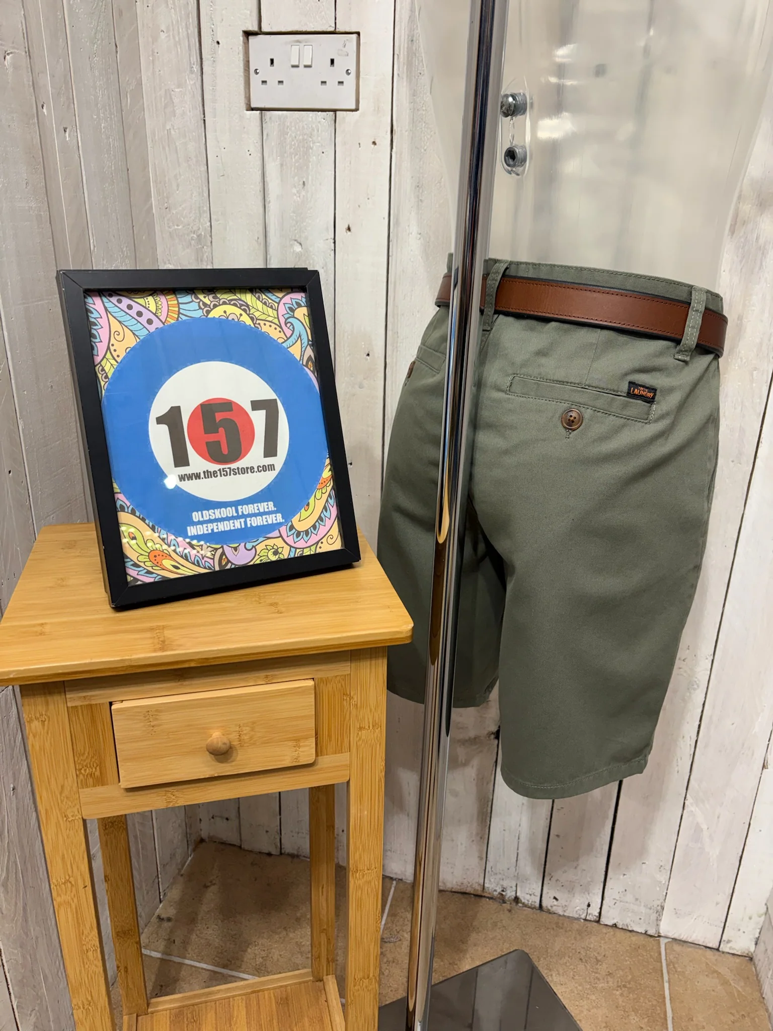 Tokyo Massi Chino Shorts - Basil - Image 3