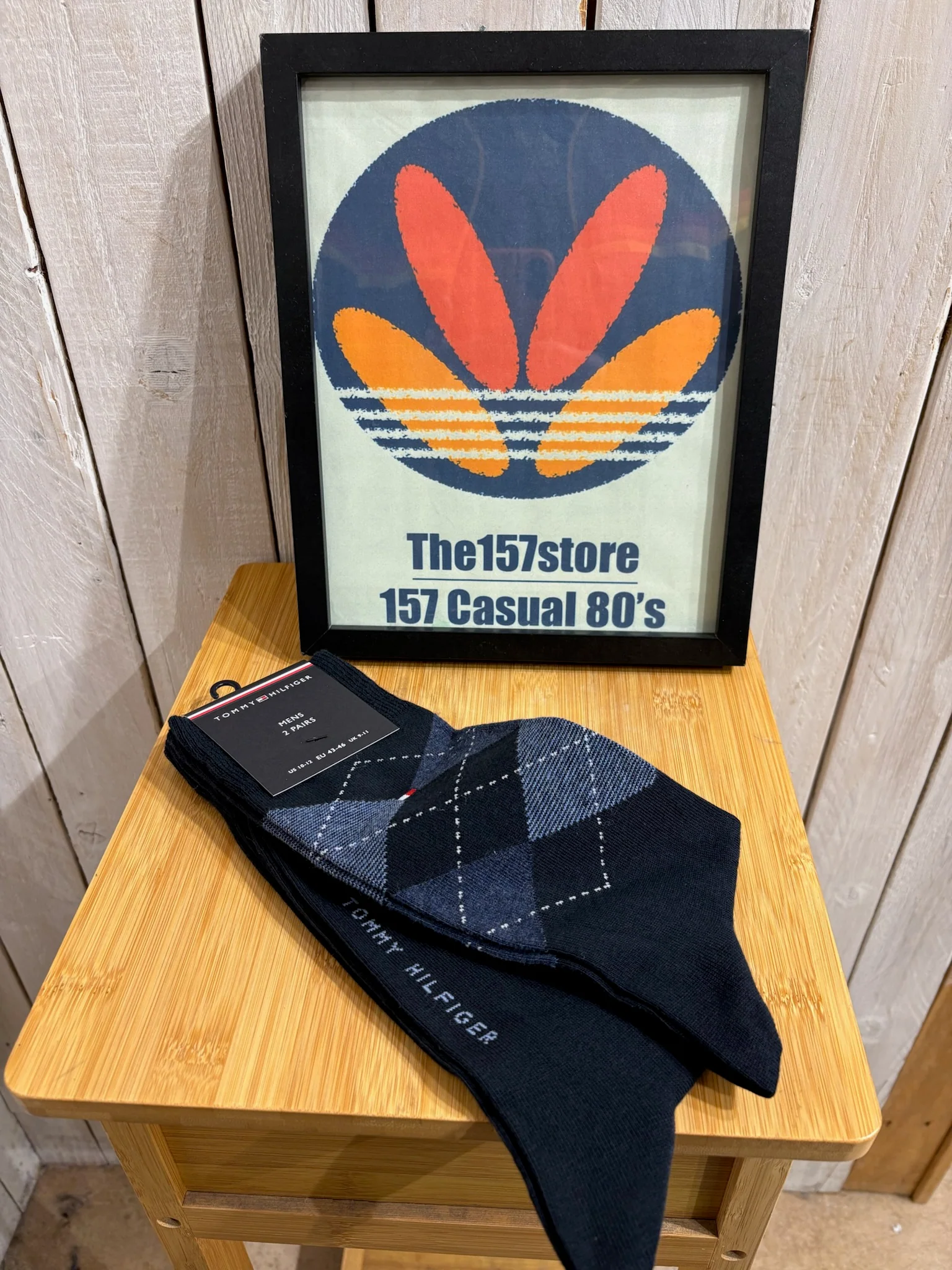 Tommy Hilfiger Argyle Socks - 2 Pack - Dark Navy