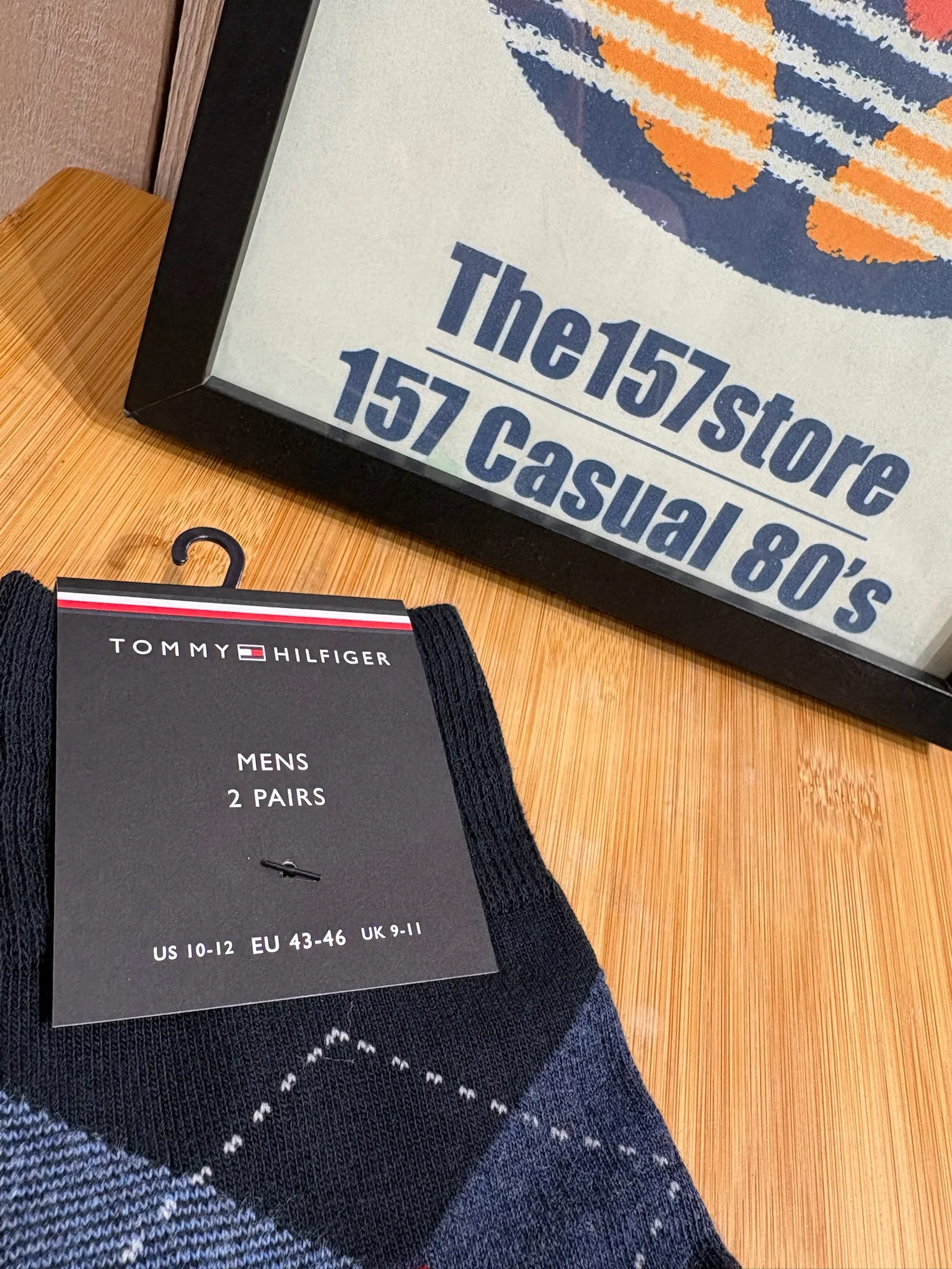 Tommy Hilfiger Argyle Socks - 2 Pack - Dark Navy - Image 3
