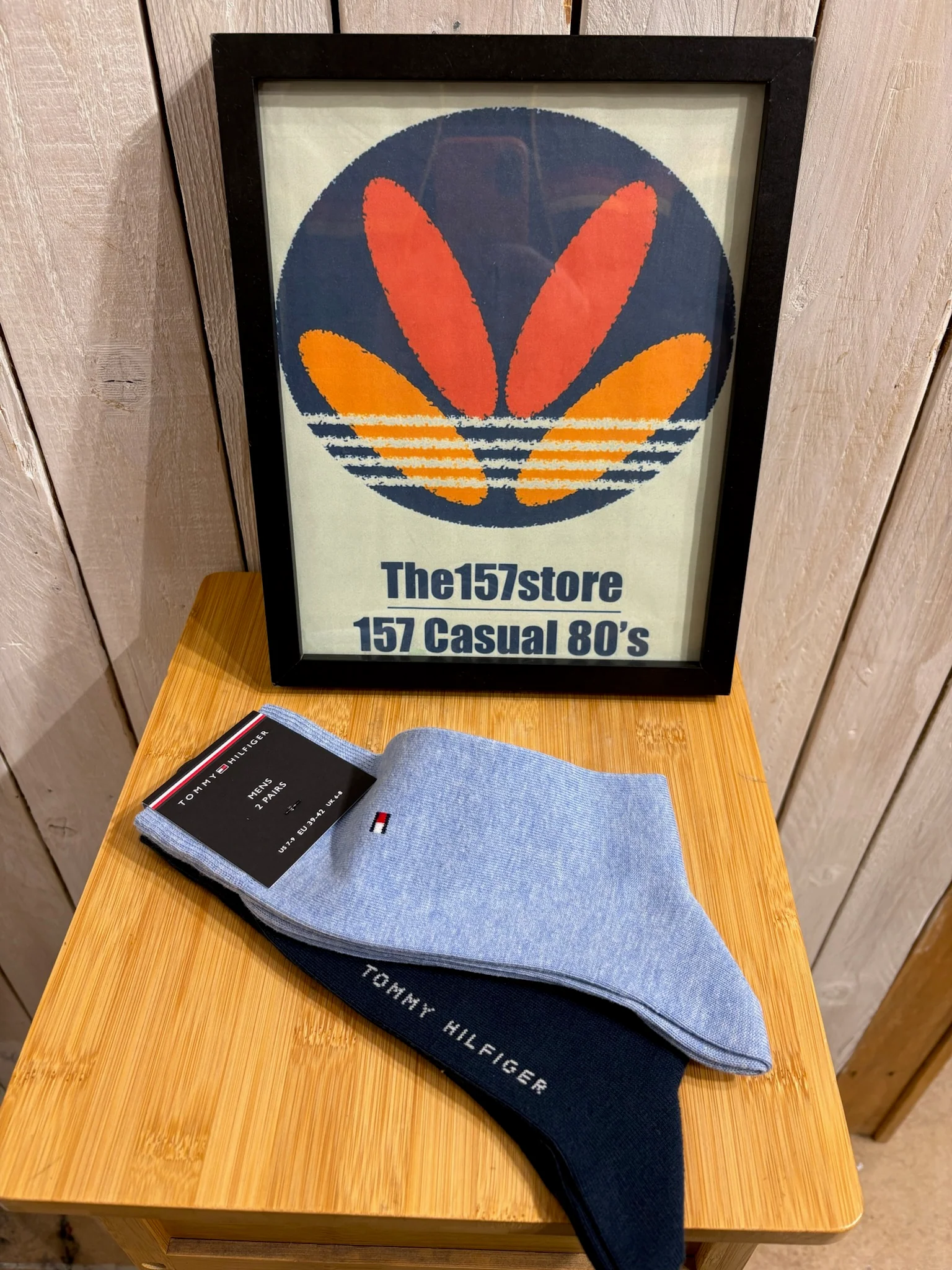Tommy Hilfiger Classic Socks - Plain 2 Pack - Light Blue