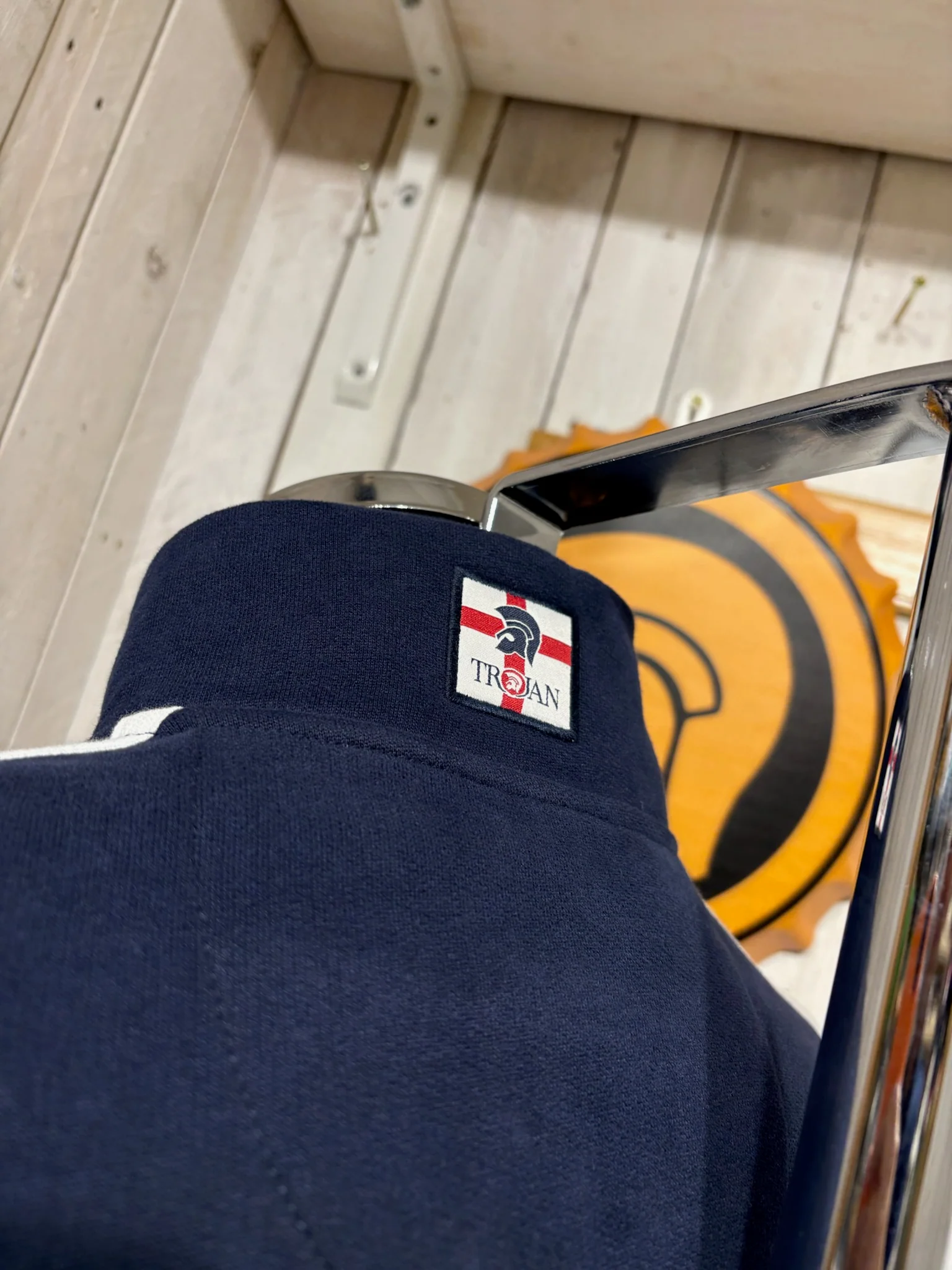 Trojan St George Quarter Zip Sweat - Navy - Image 5