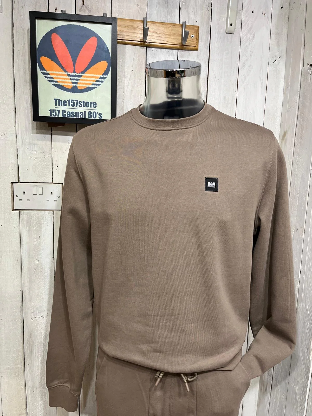Weekend Offender Track Ferrer Jumper - Mocha