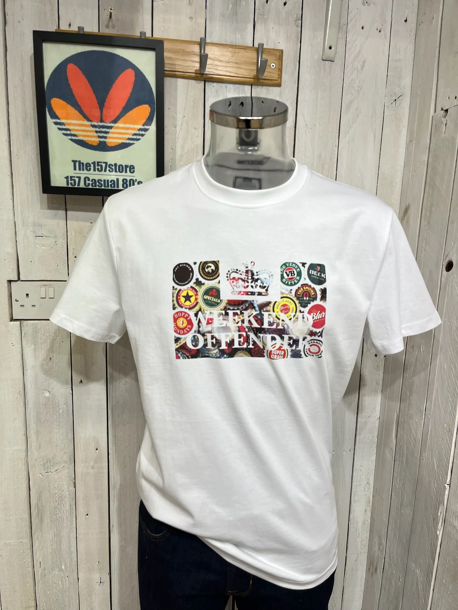 Weekend Offender Bottle Caps Tee - White