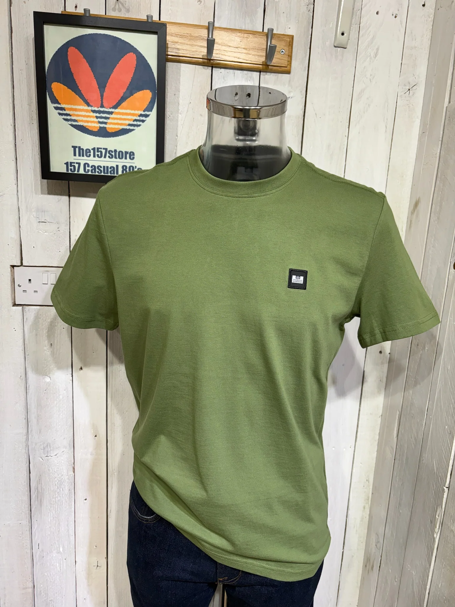 Weekend Offender Cannon Beach Tee - Seaweed/Sapling
