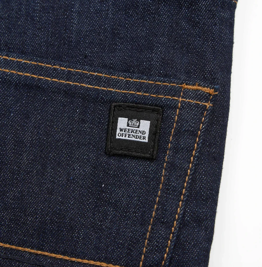 Weekend Offender - Straight/Easy Fit Jeans - Dark Rinsed - Image 3