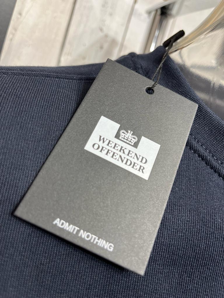 Weekend Offender Ferrer Sweat - NEW SS26 - Navy - Image 3