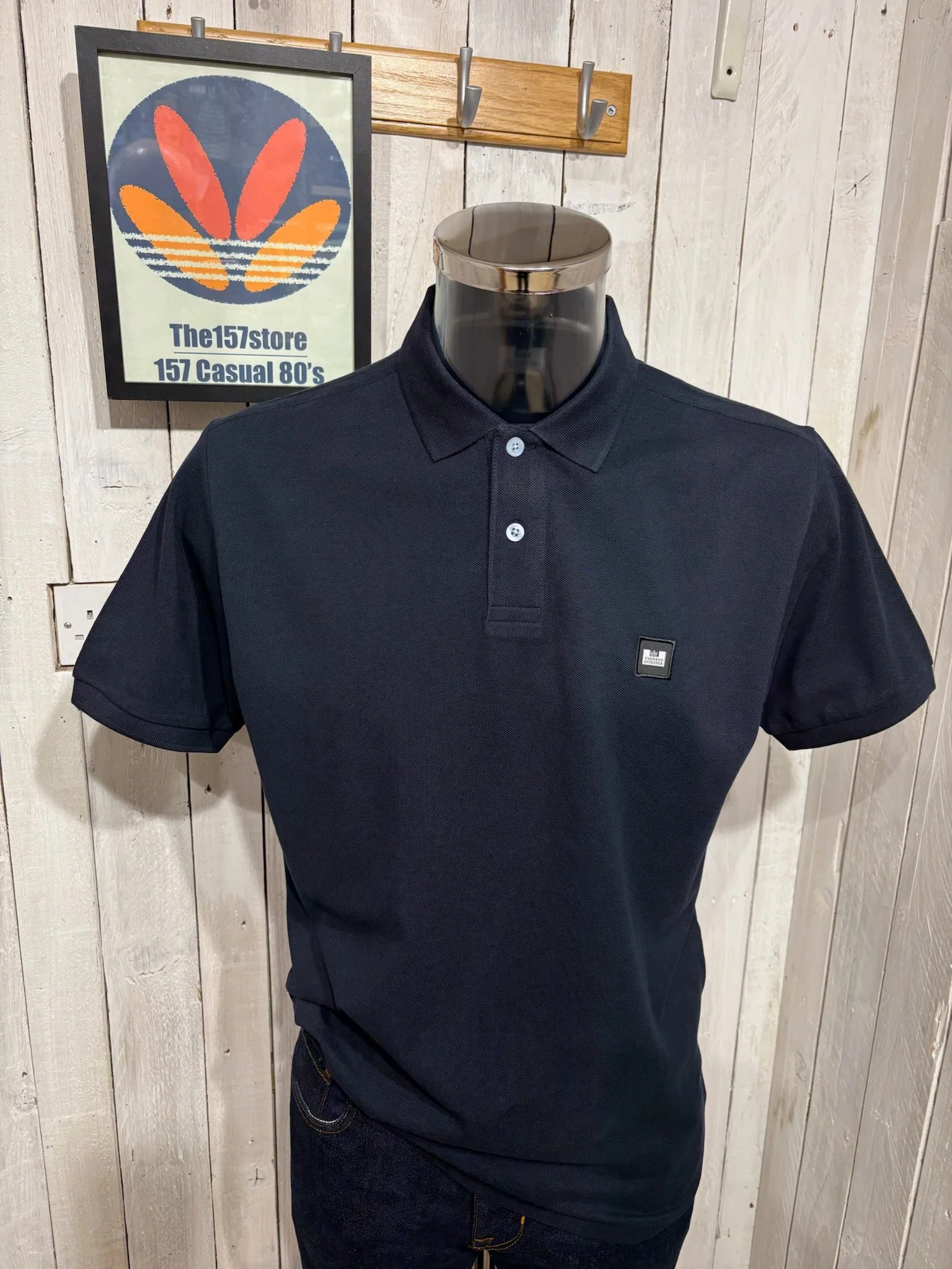 Weekend Offender Heathcote Polo - Navy - NEW FIT.