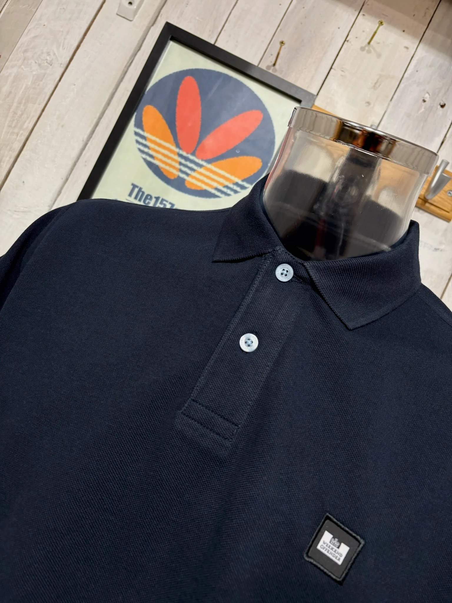 Weekend Offender Heathcote Polo - Navy - NEW FIT. - Image 2