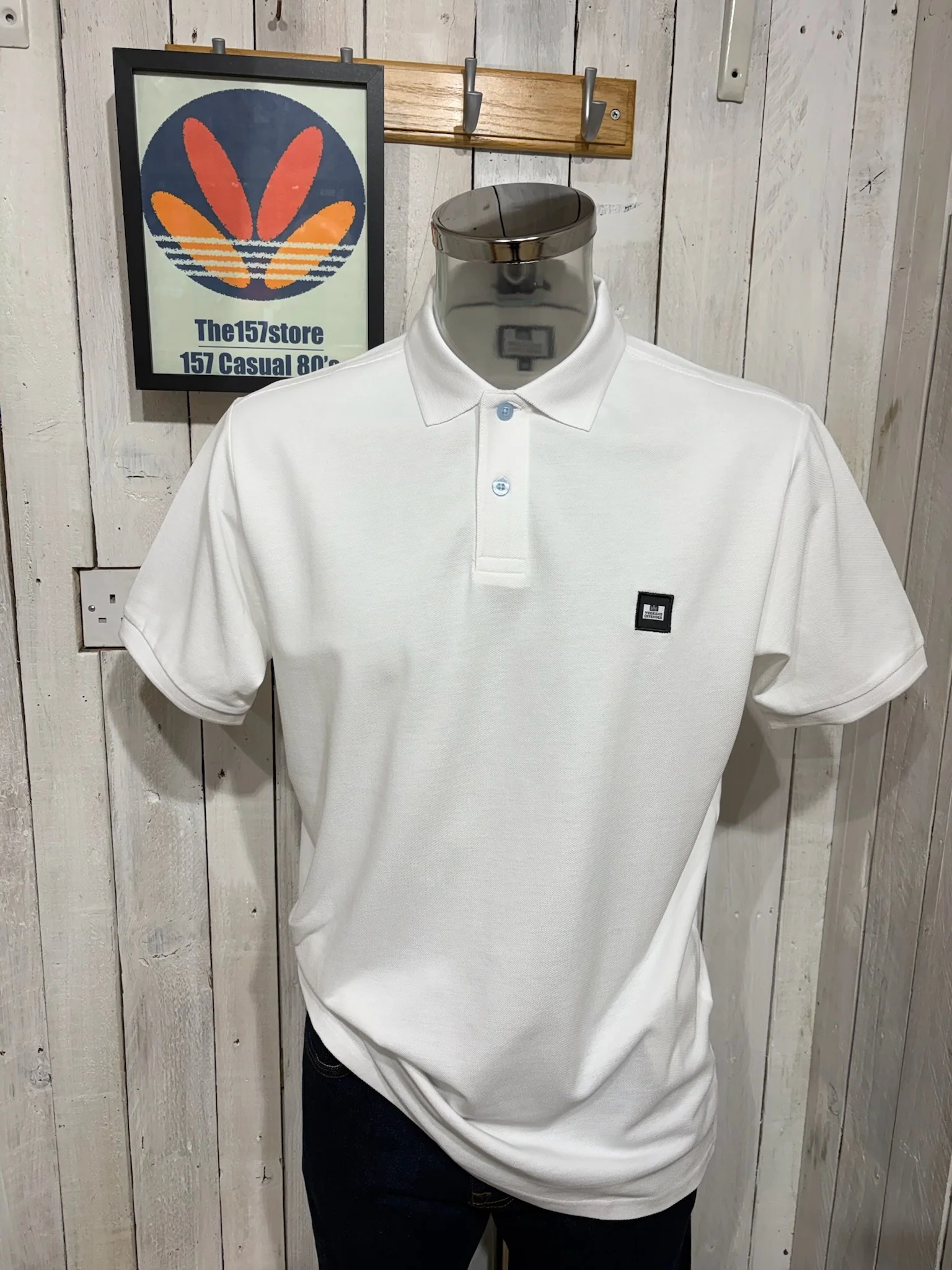 Weekend Offender Heathcote Polo - White - NEW FIT.