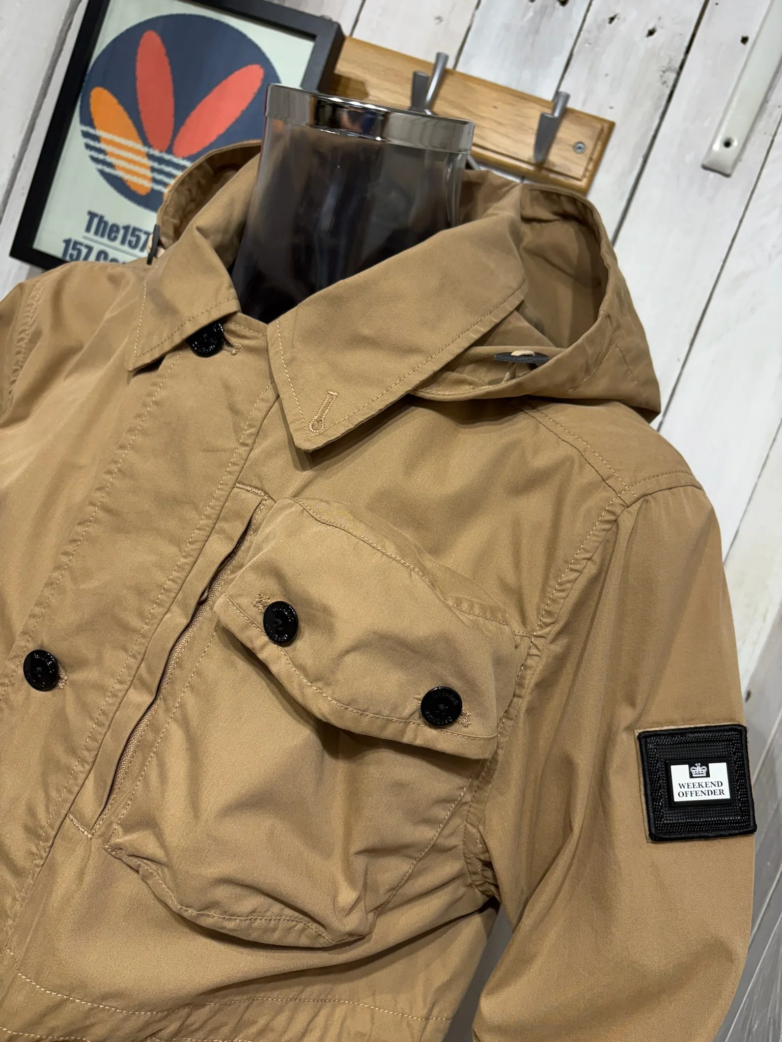 Weekend Offender Hipocrates Jacket - Stone - Image 2