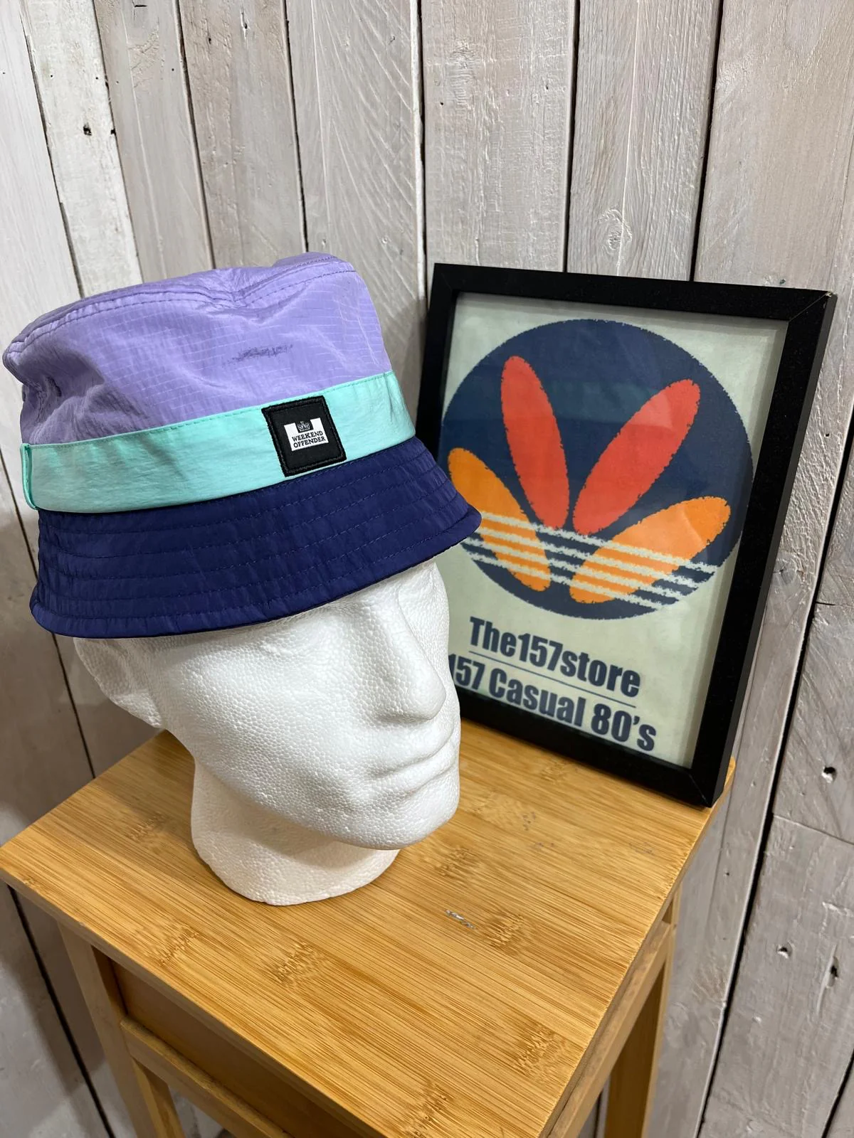 Weekend Offender Mermerli Bucket Hat - Bright Navy - Image 2