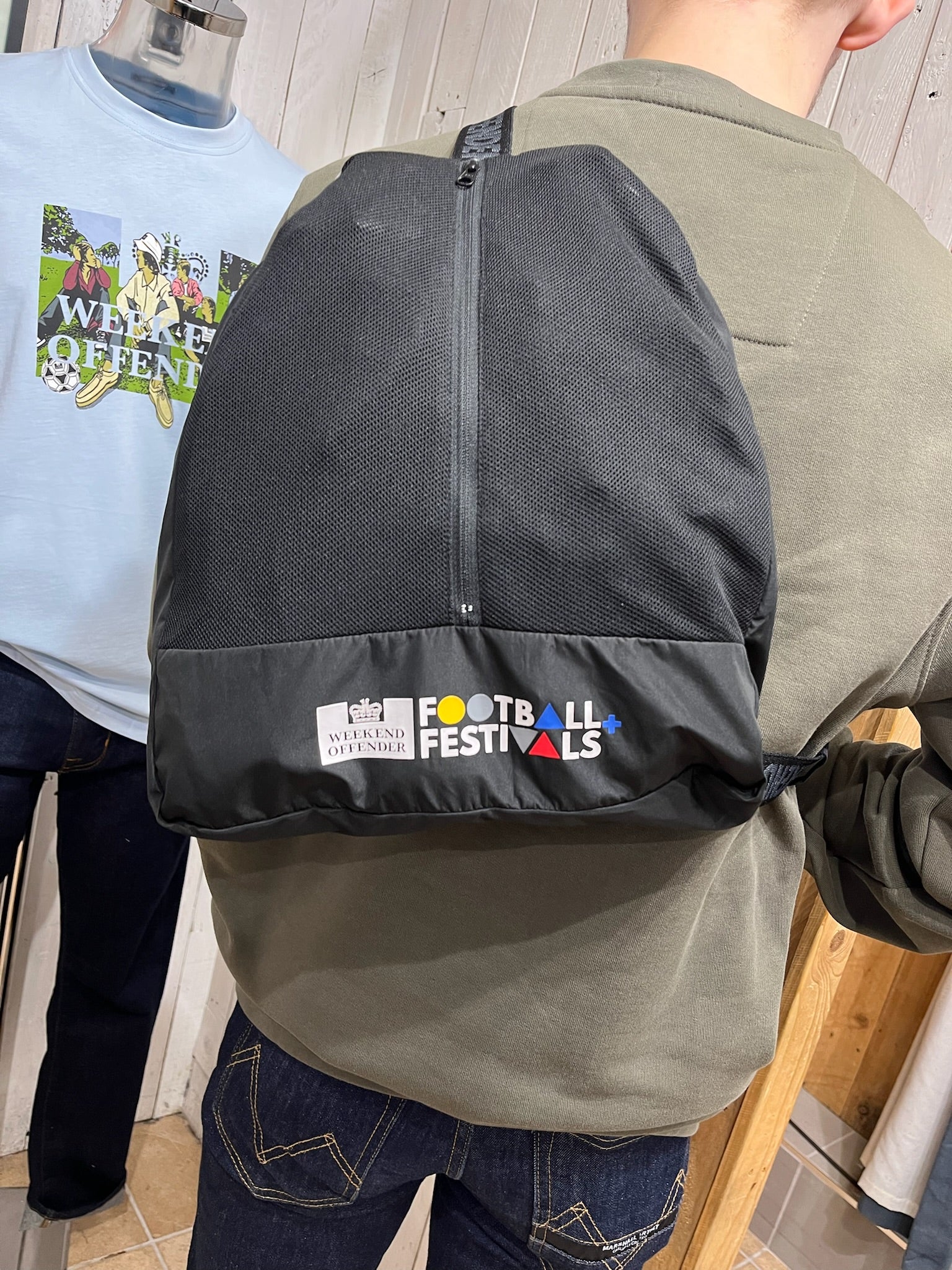 Weekend Offender Pack-Away Jacket - Black (Waterproof) - Image 3