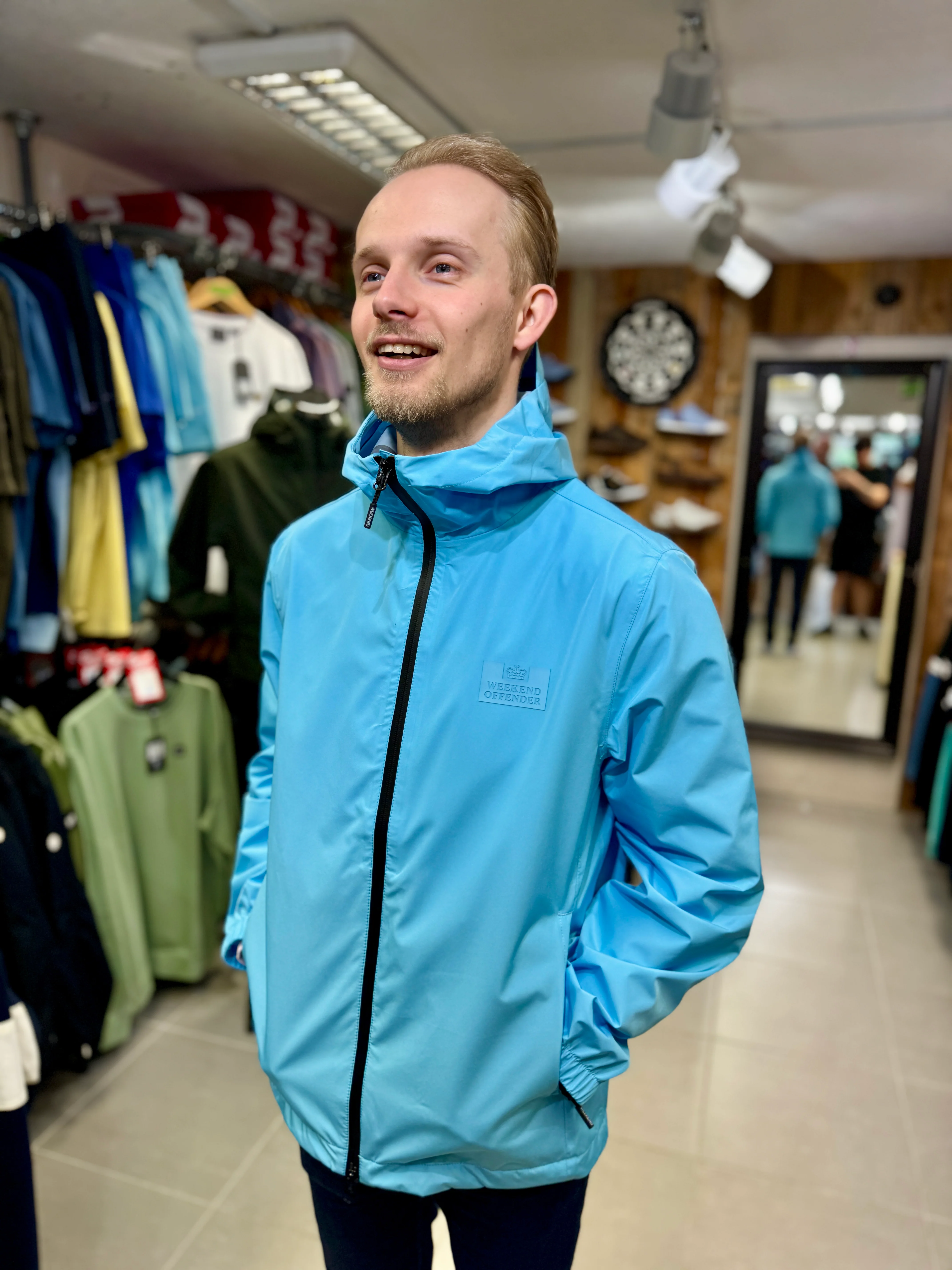Weekend Offender Pack-Away Jacket - Ocean Wave (Waterproof) - Image 5
