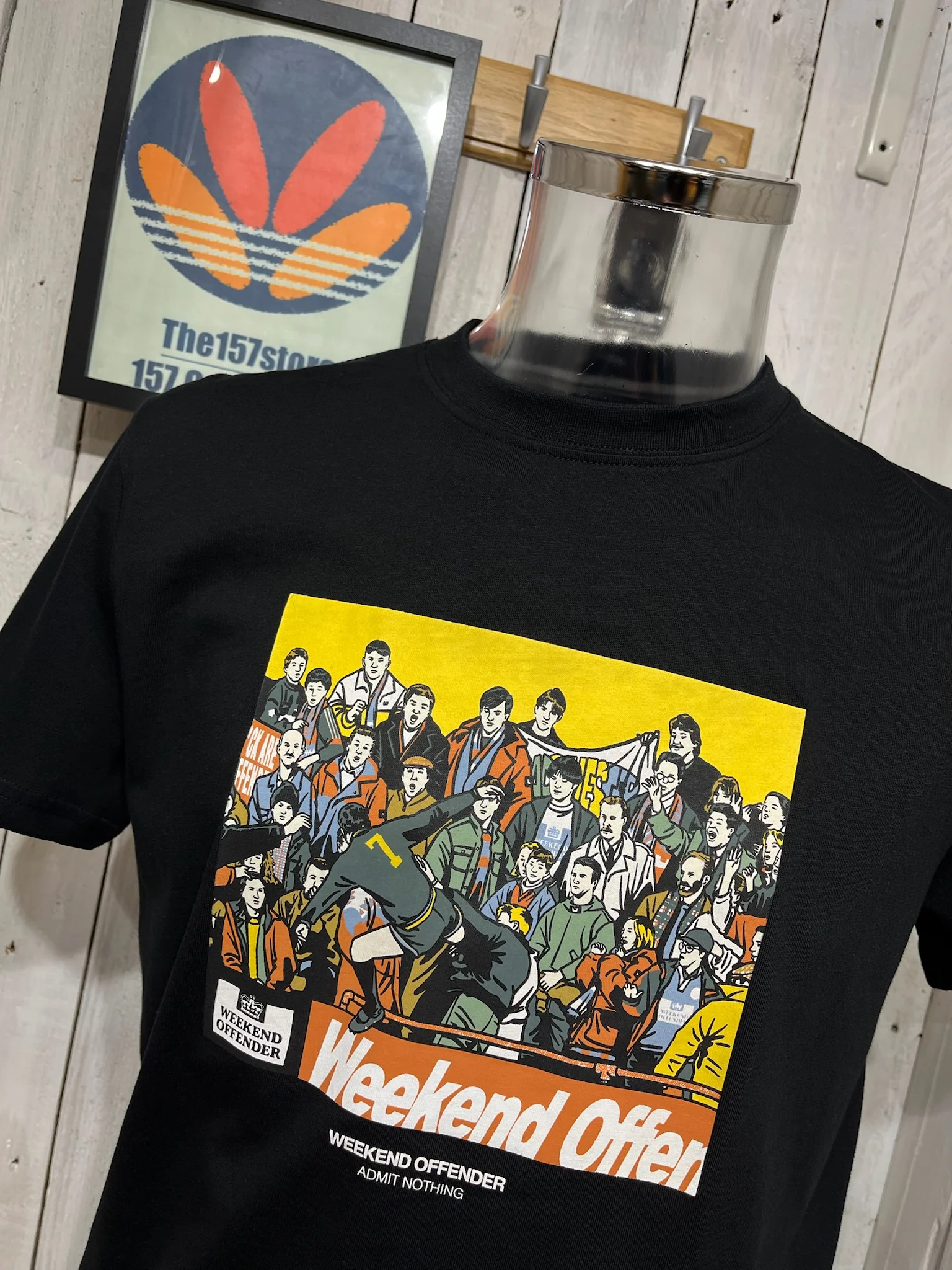 Weekend Offender Selhurst Tee - Black - Image 2