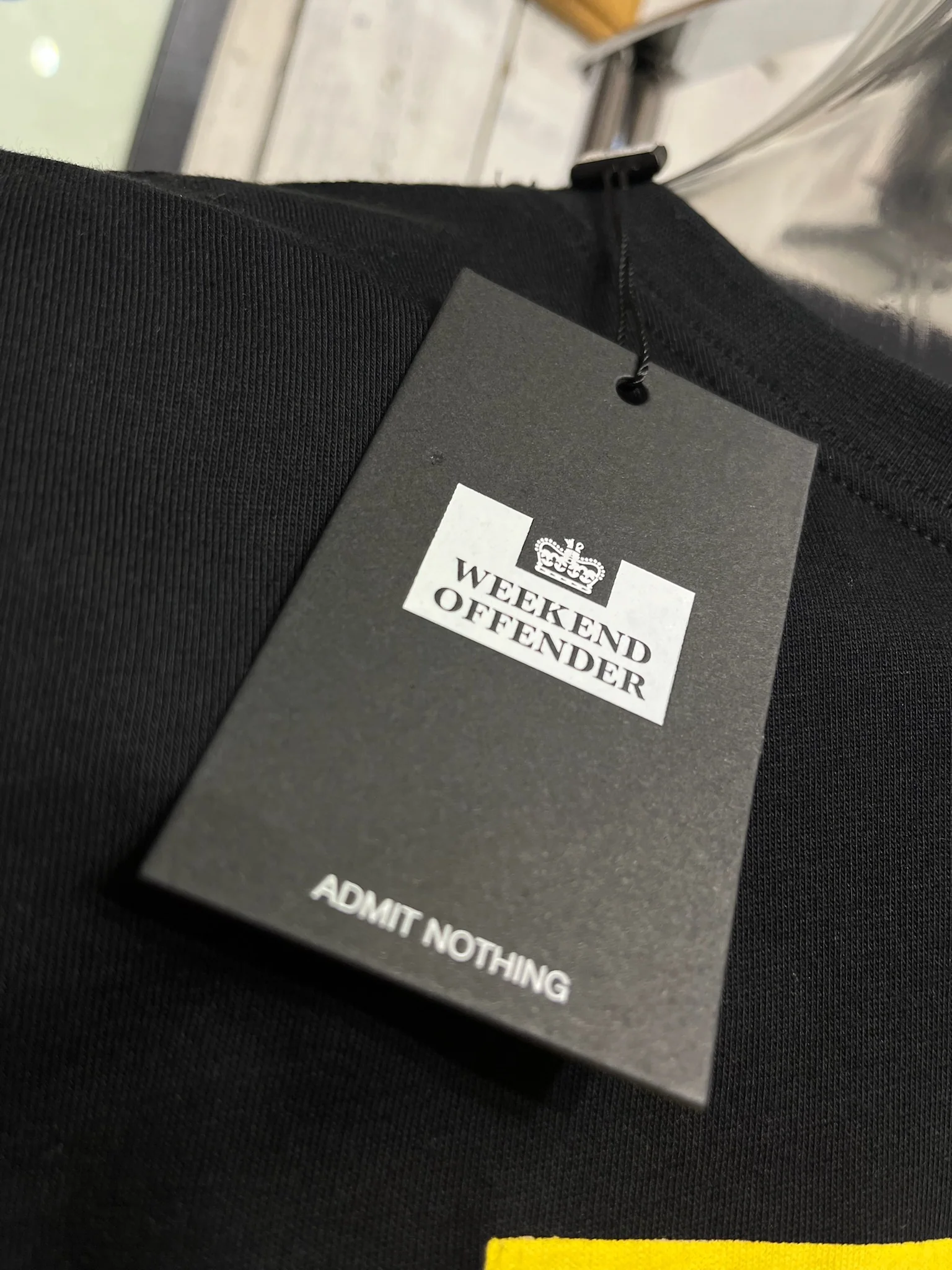 Weekend Offender Selhurst Tee - Black - Image 3