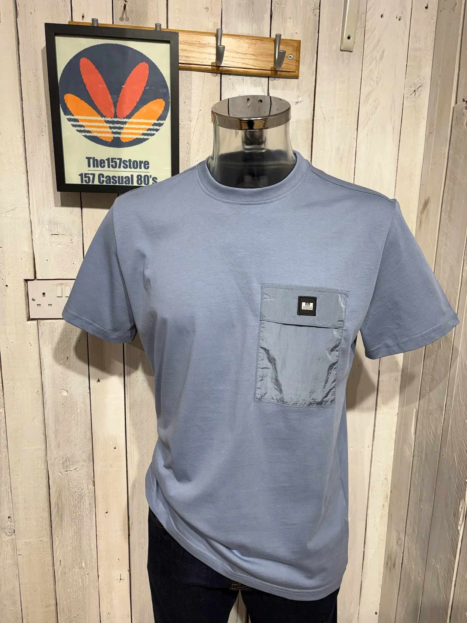 Weekend Offender Stiniva Pocket Tee - Blue Shadow