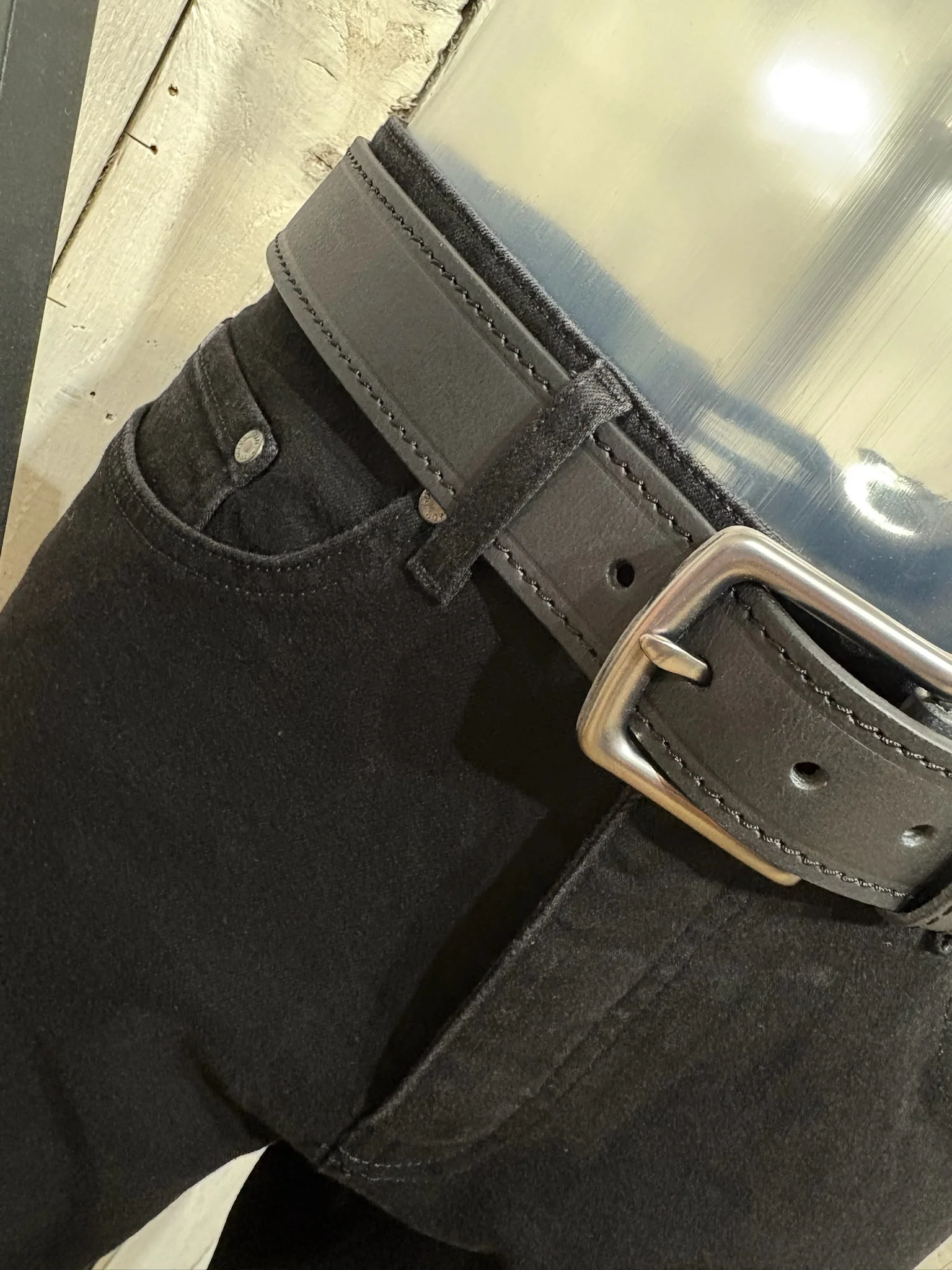 Weekend Offender Tapered Fit Jeans - Black - Image 3