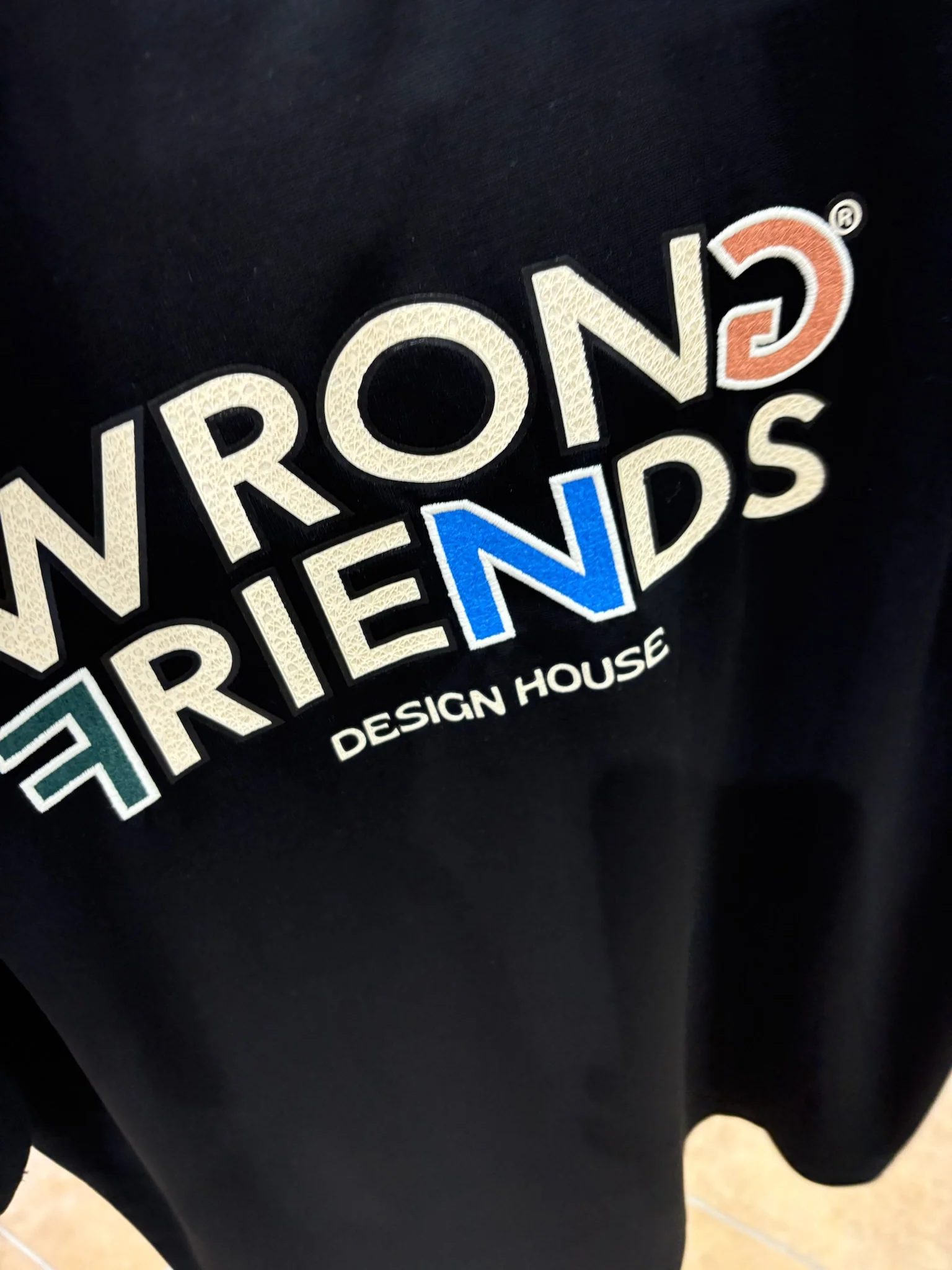 Wrong Friends Brooks Tee - Black - Image 6