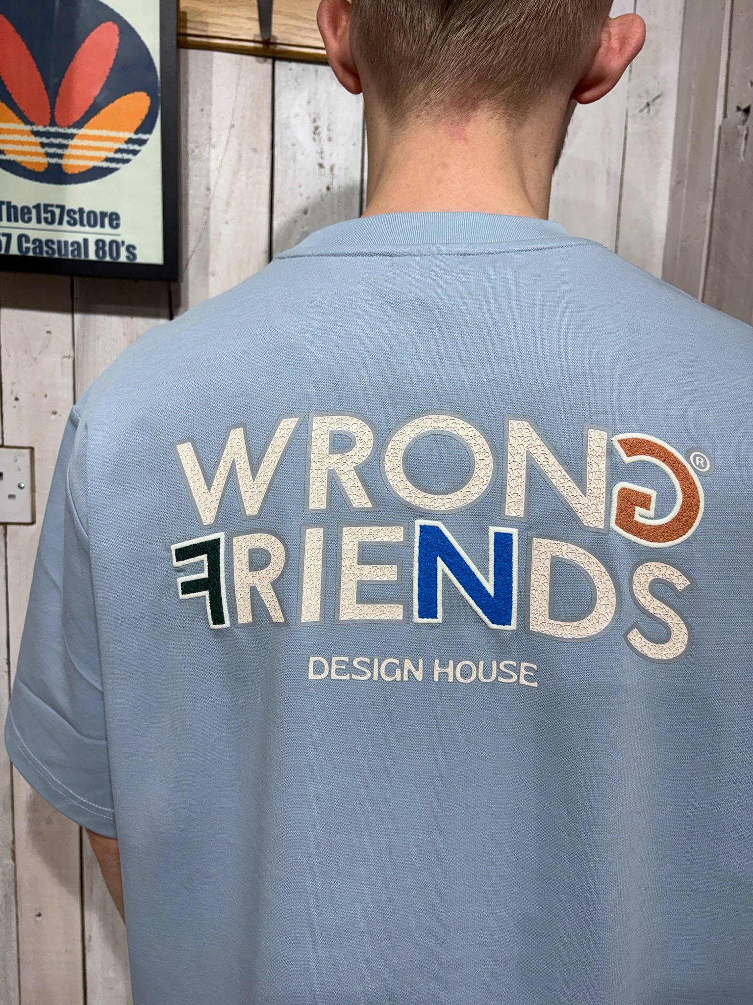 Wrong Friends Brooks Tee - Light Blue - Image 2