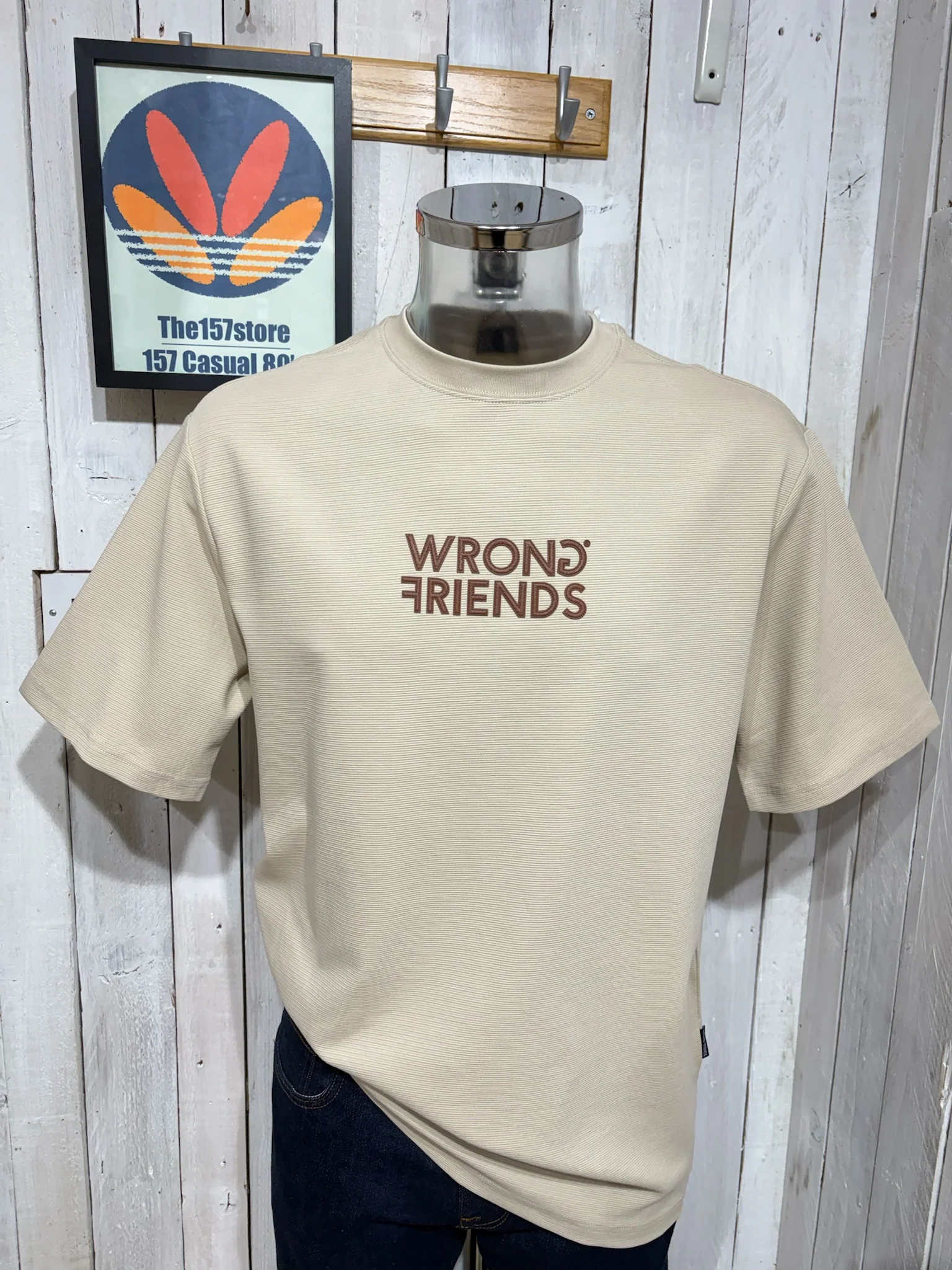 Wrong Friends Santiago Textured Tee - Sand